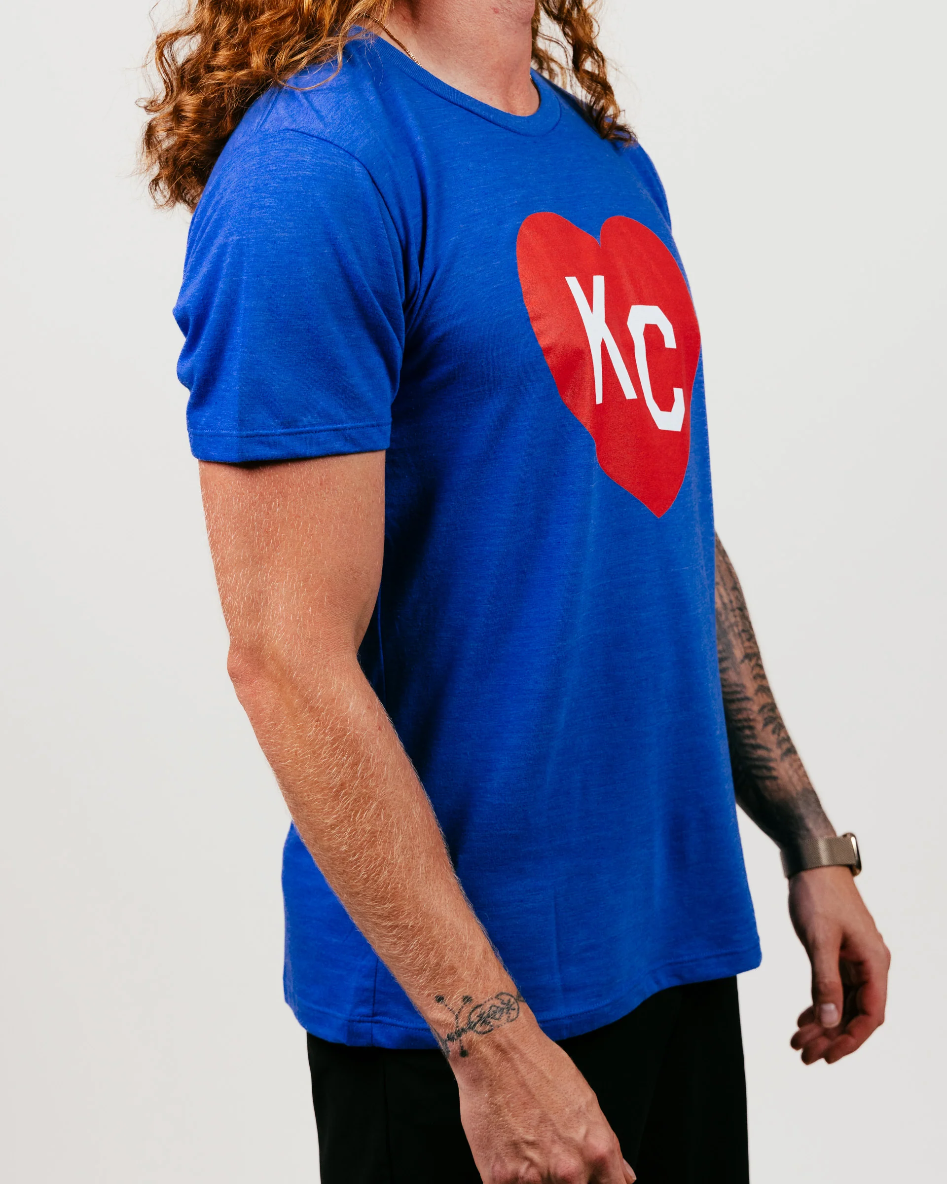 Blue & Crimson KC Heart - Image 3