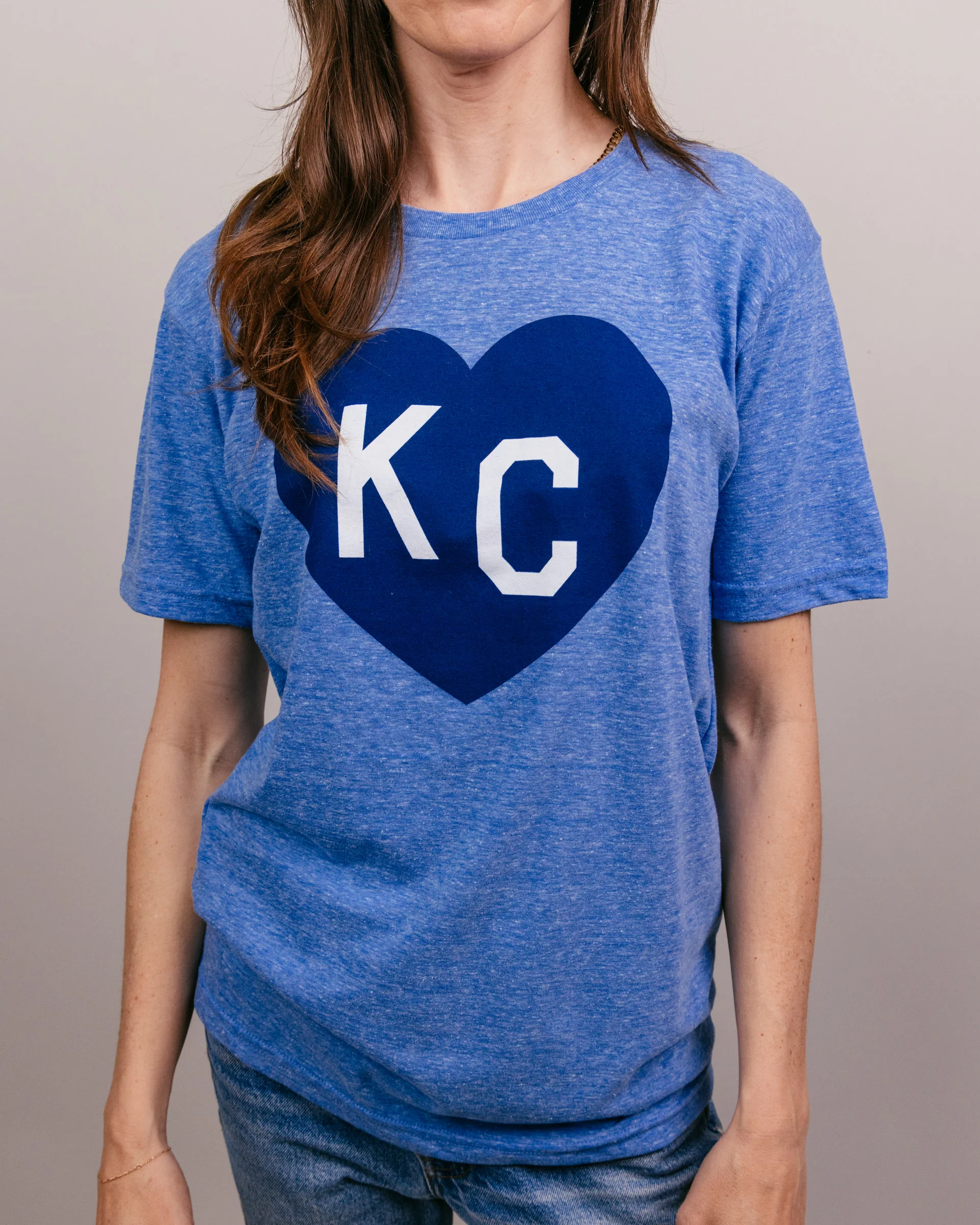 Vintage Blue KC Heart - Image 3