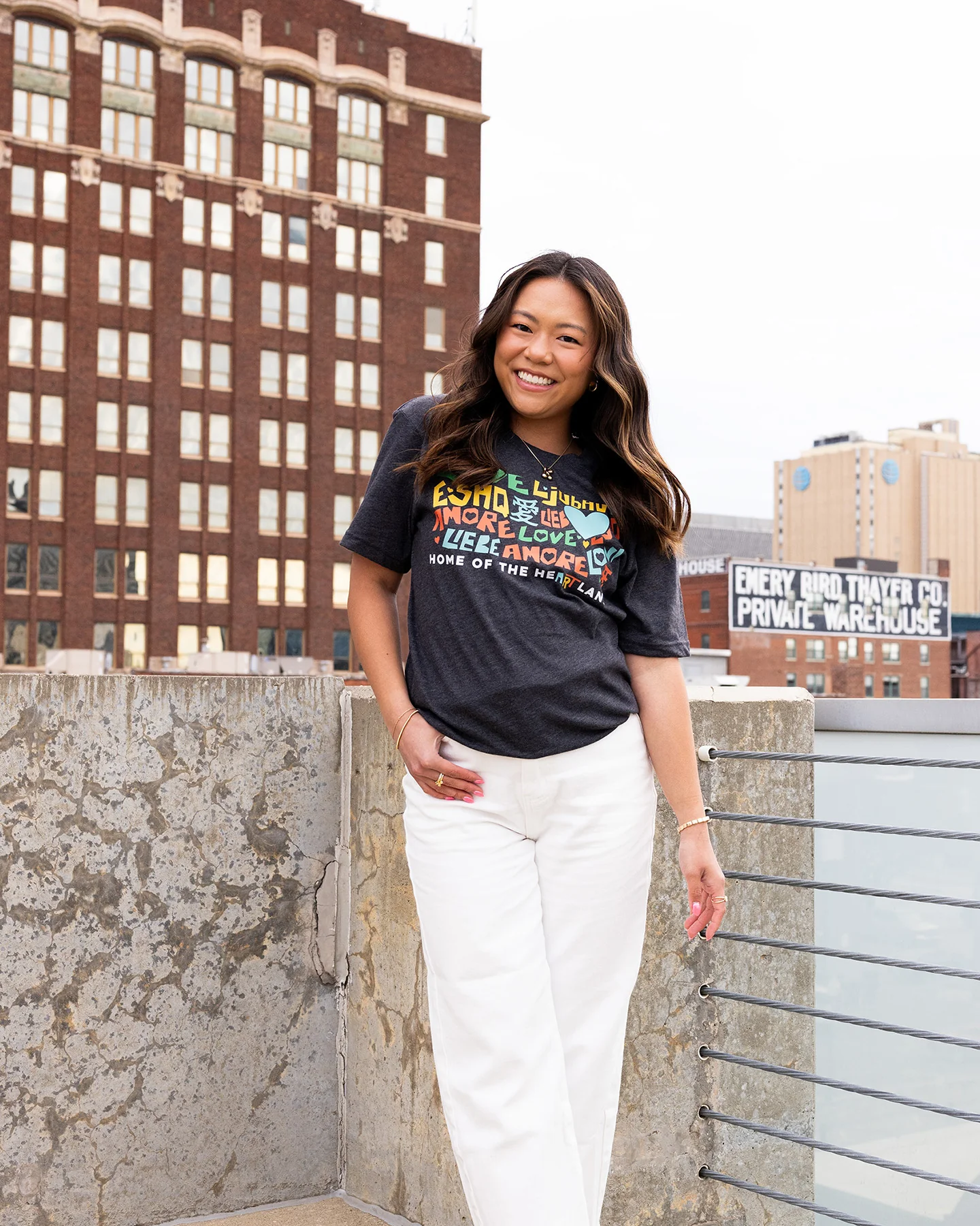 KC Home of the Heartland 2026 Black T-Shirt - Image 2