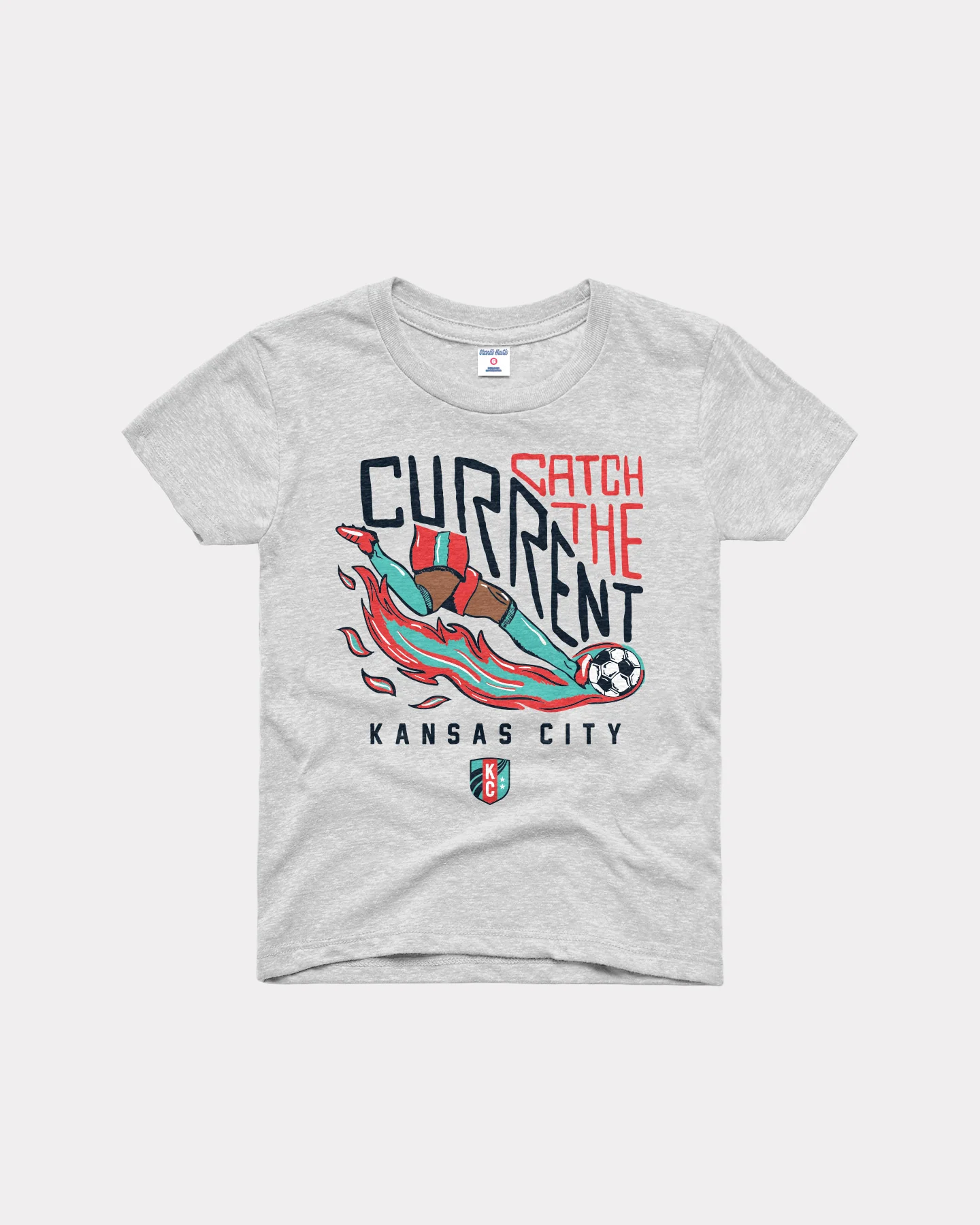 Kids Catch the KC Current Ash T-Shirt