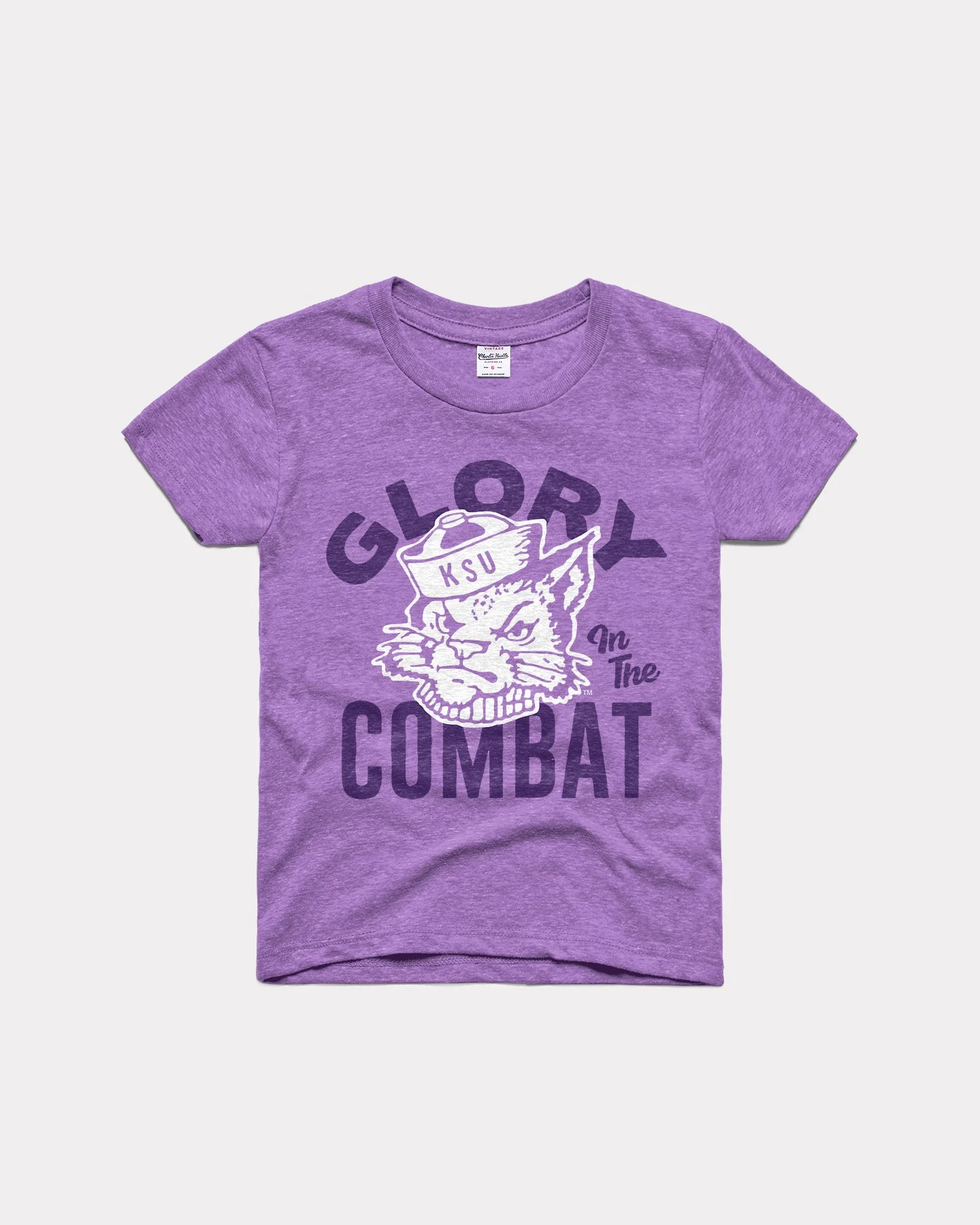 Kids Glory in the Combat KSU Lavender T-Shirt