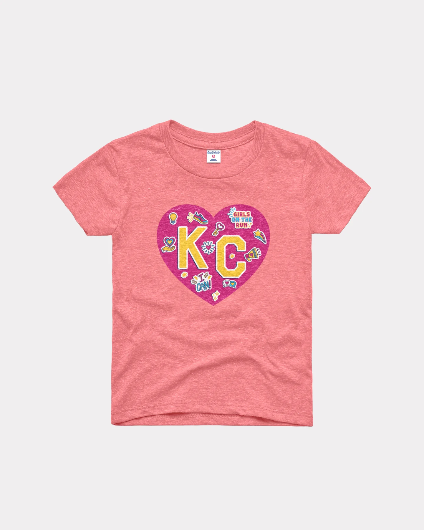 Kids GOTR KC Heart Pink T-Shirt
