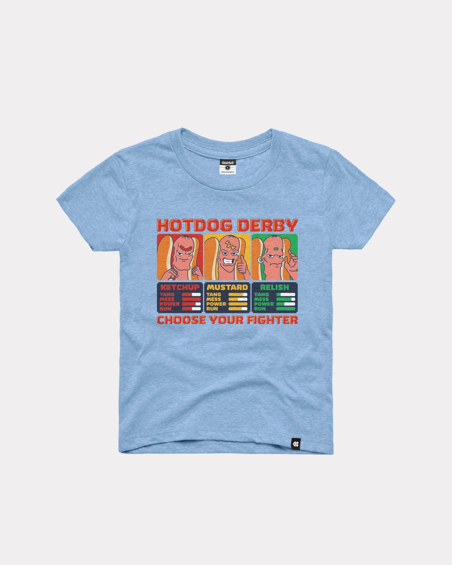 Kids Hot Dog Derby Choose Your Fighter T-Shirt