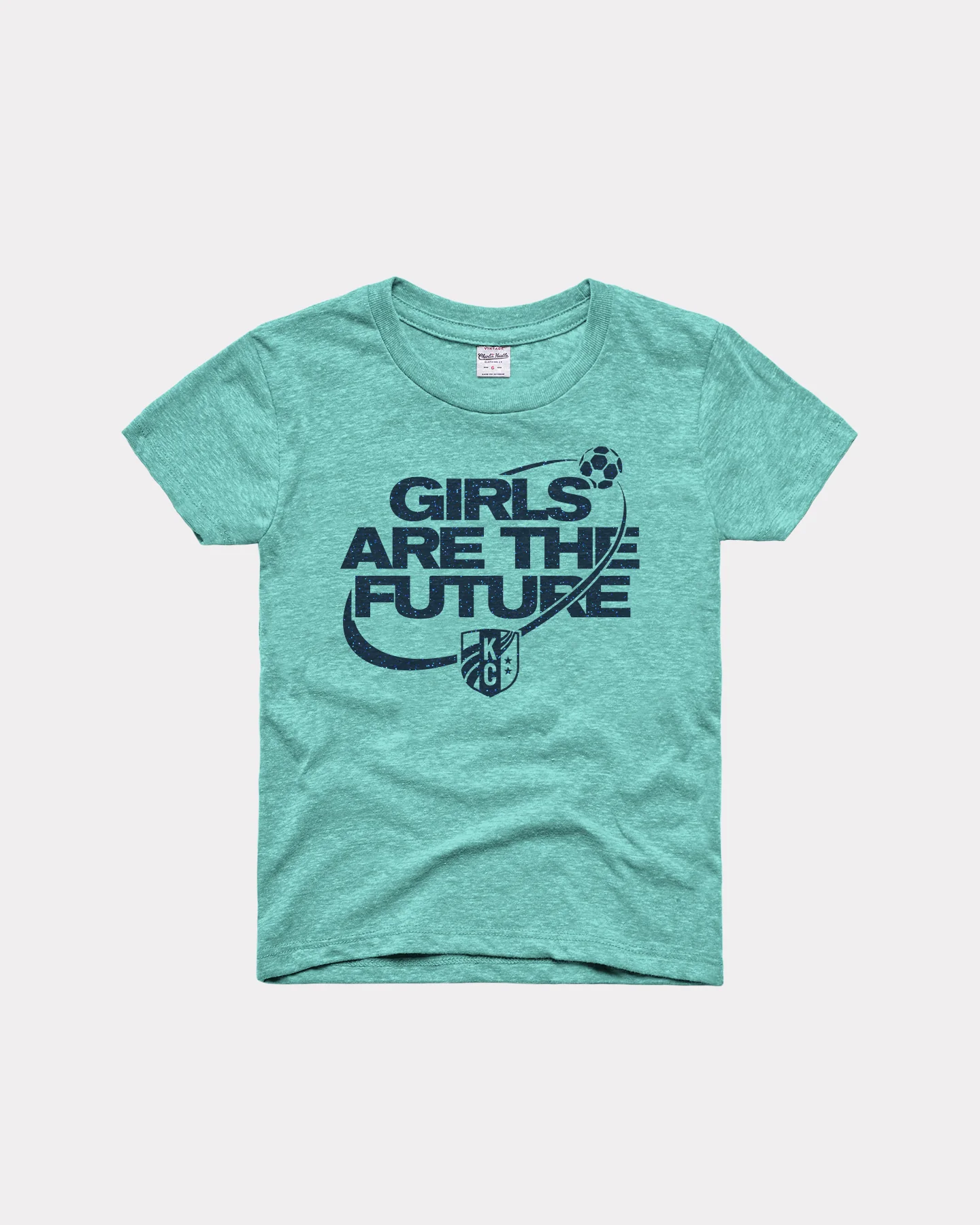 Kids KC Current Girls Are the Future Teal T-Shirt