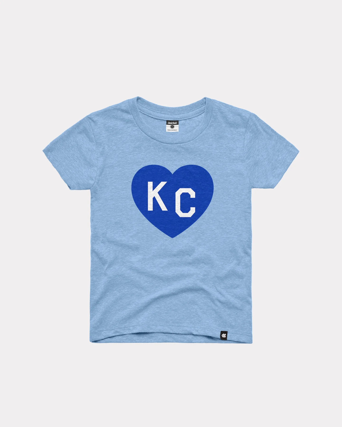 Kids Royal KC Heart White Cap T-Shirt