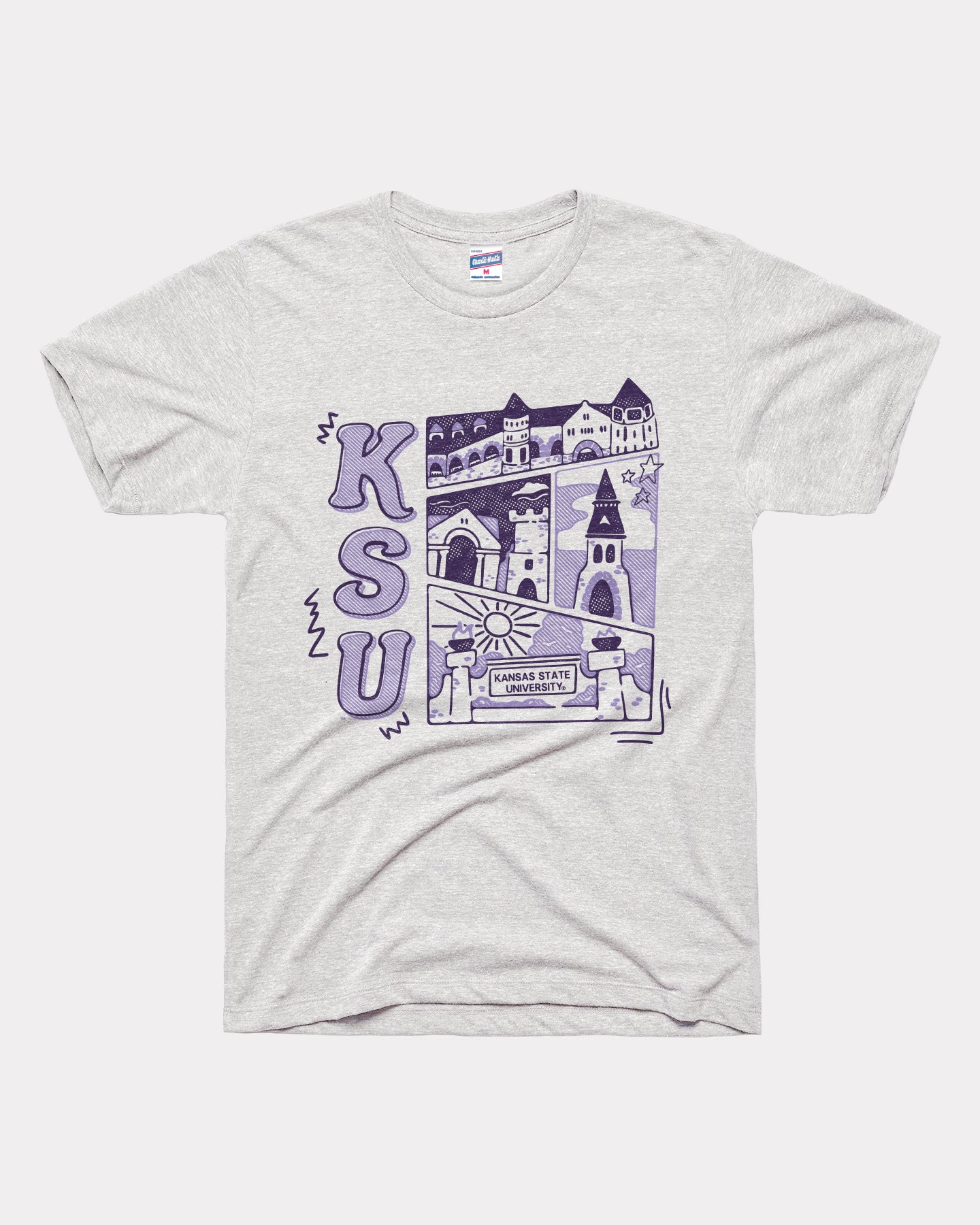 KSU Campus Landmarks Ash T-Shirt