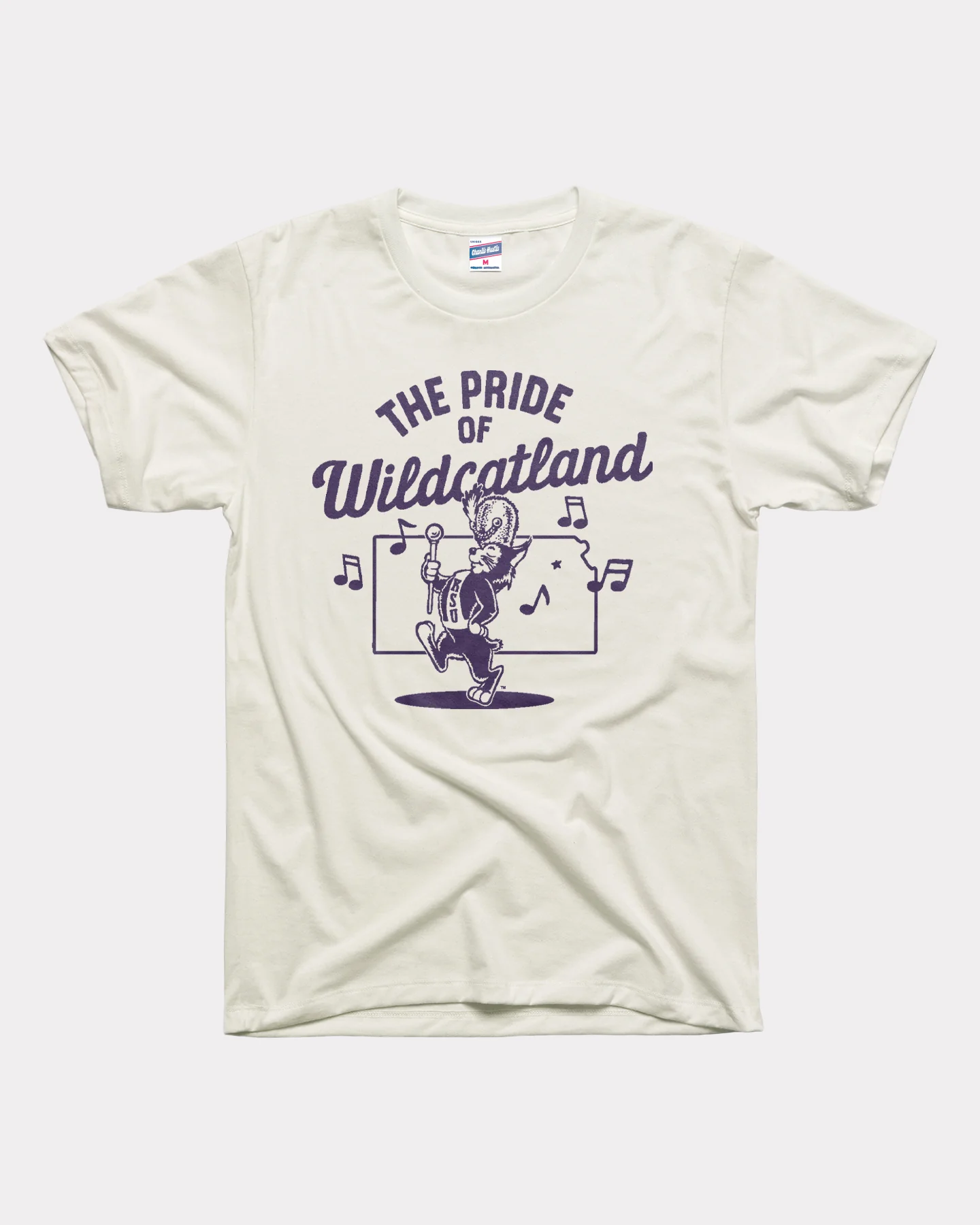 KSU The Pride of Wildcatland Vintage White T-Shirt