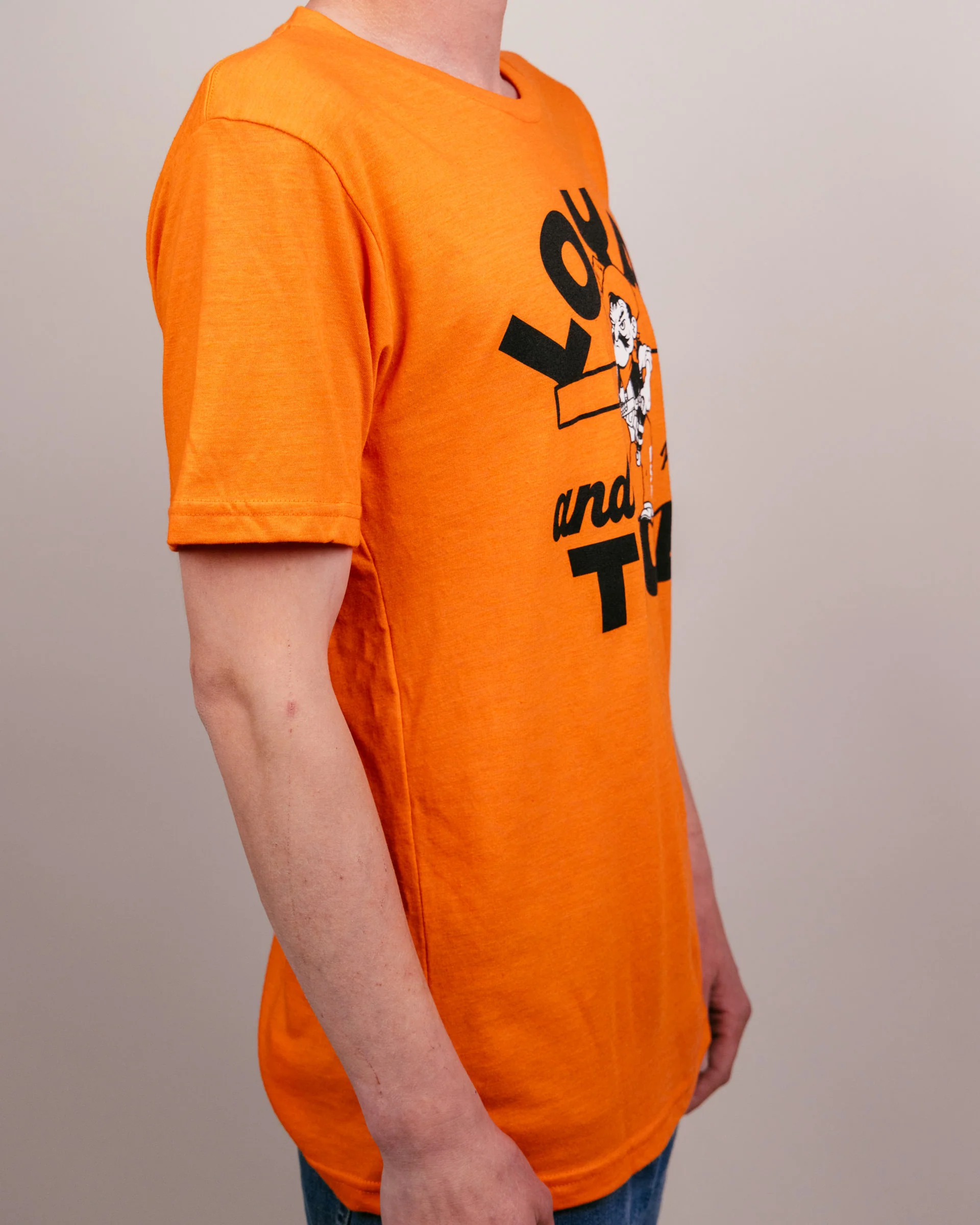 Loyal & True Oklahoma State Outline Orange T-Shirt - Image 3