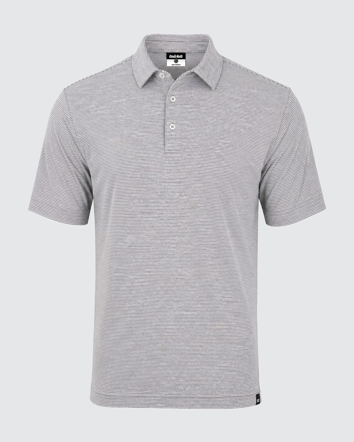 Men's Stripe Polo Essential Layered Top
