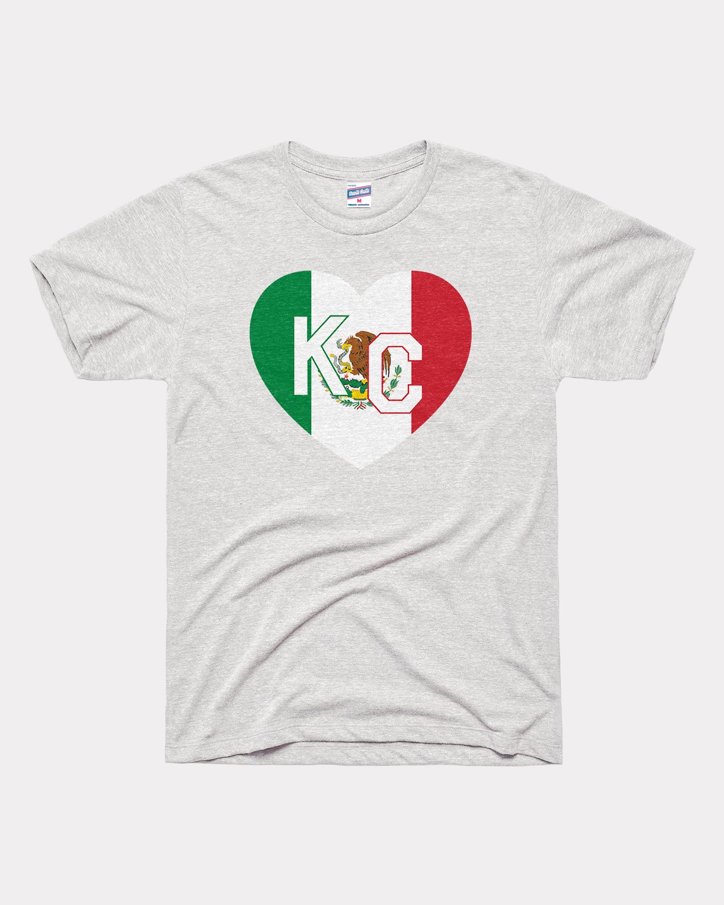 Mexico KC Heart Ash T-Shirt