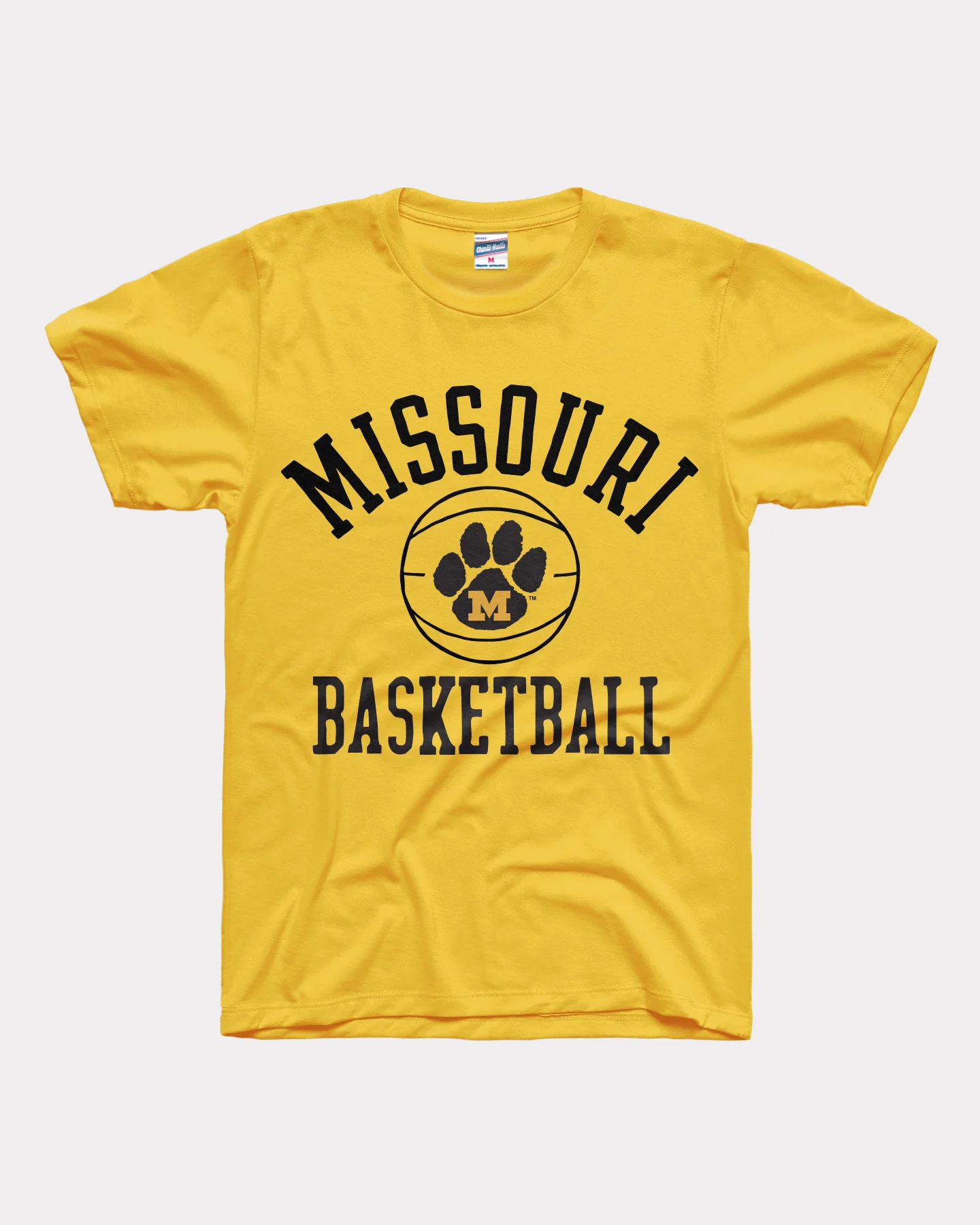 Missouri Tigers Basketball Gold T-Shirt
