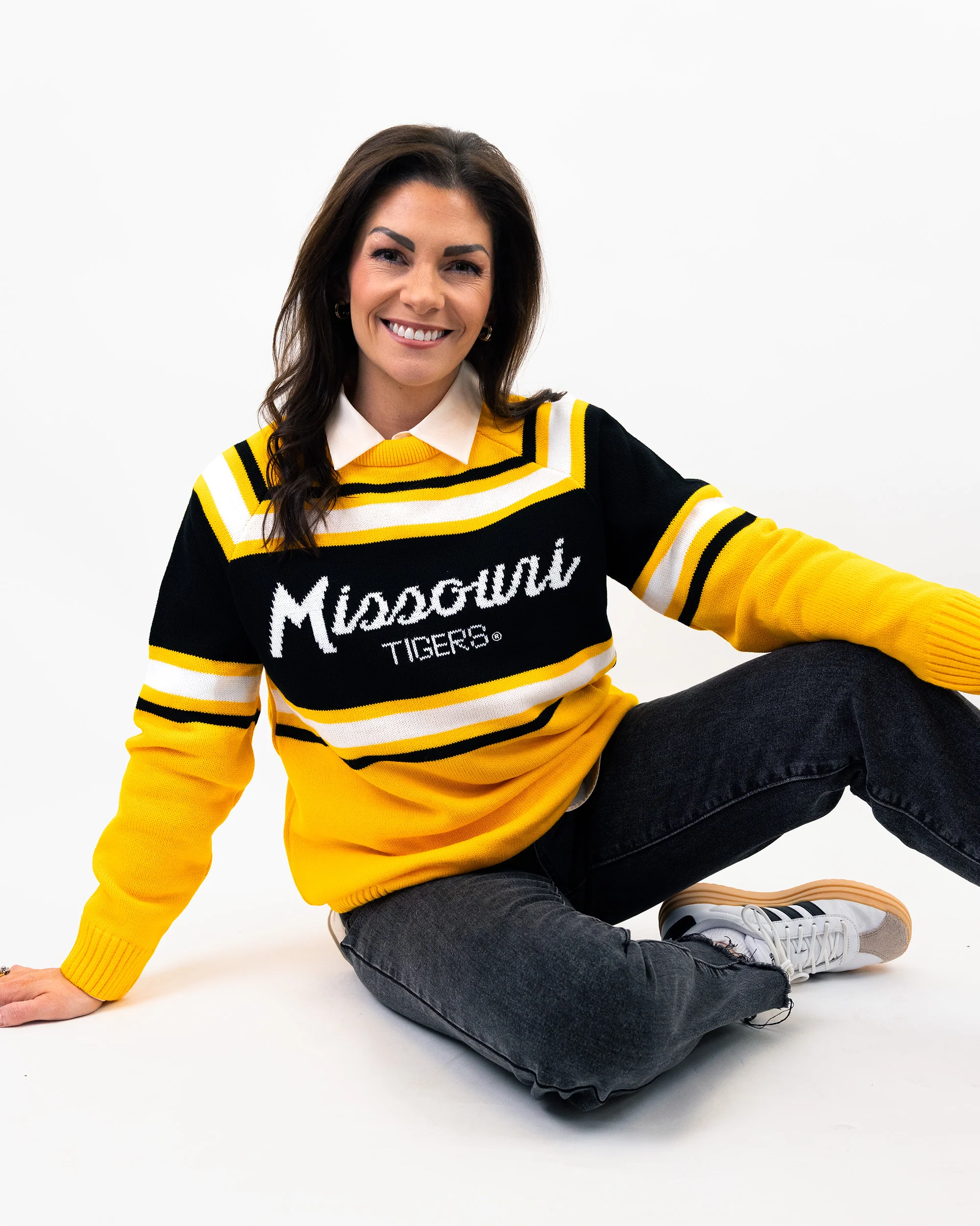 Missouri Tigers Script Gold Sweater - Image 2