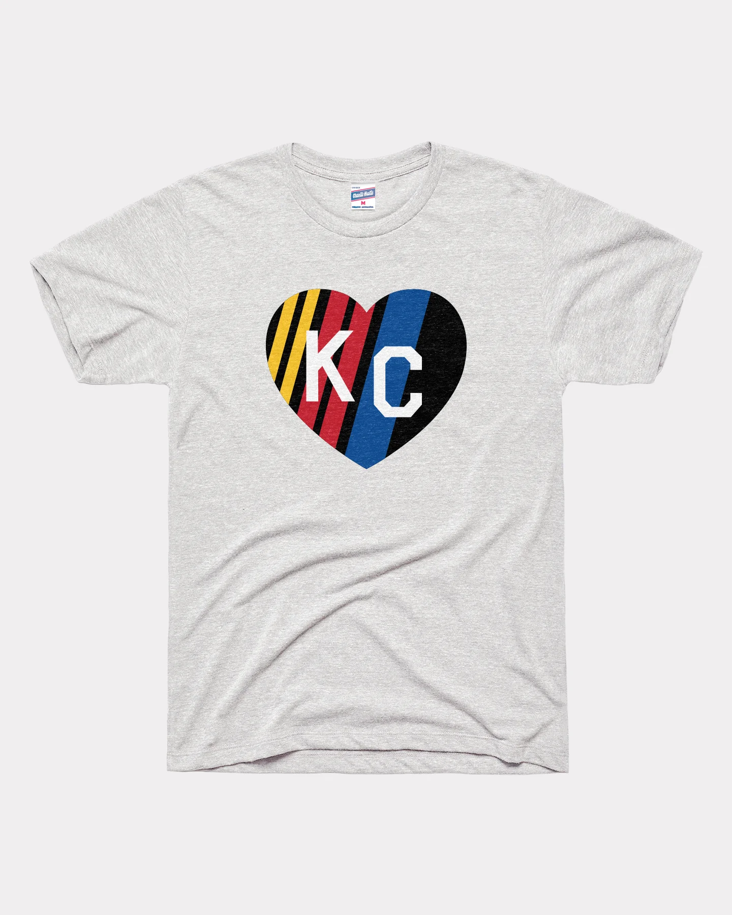 NASCAR KC Heart Ash T-Shirt