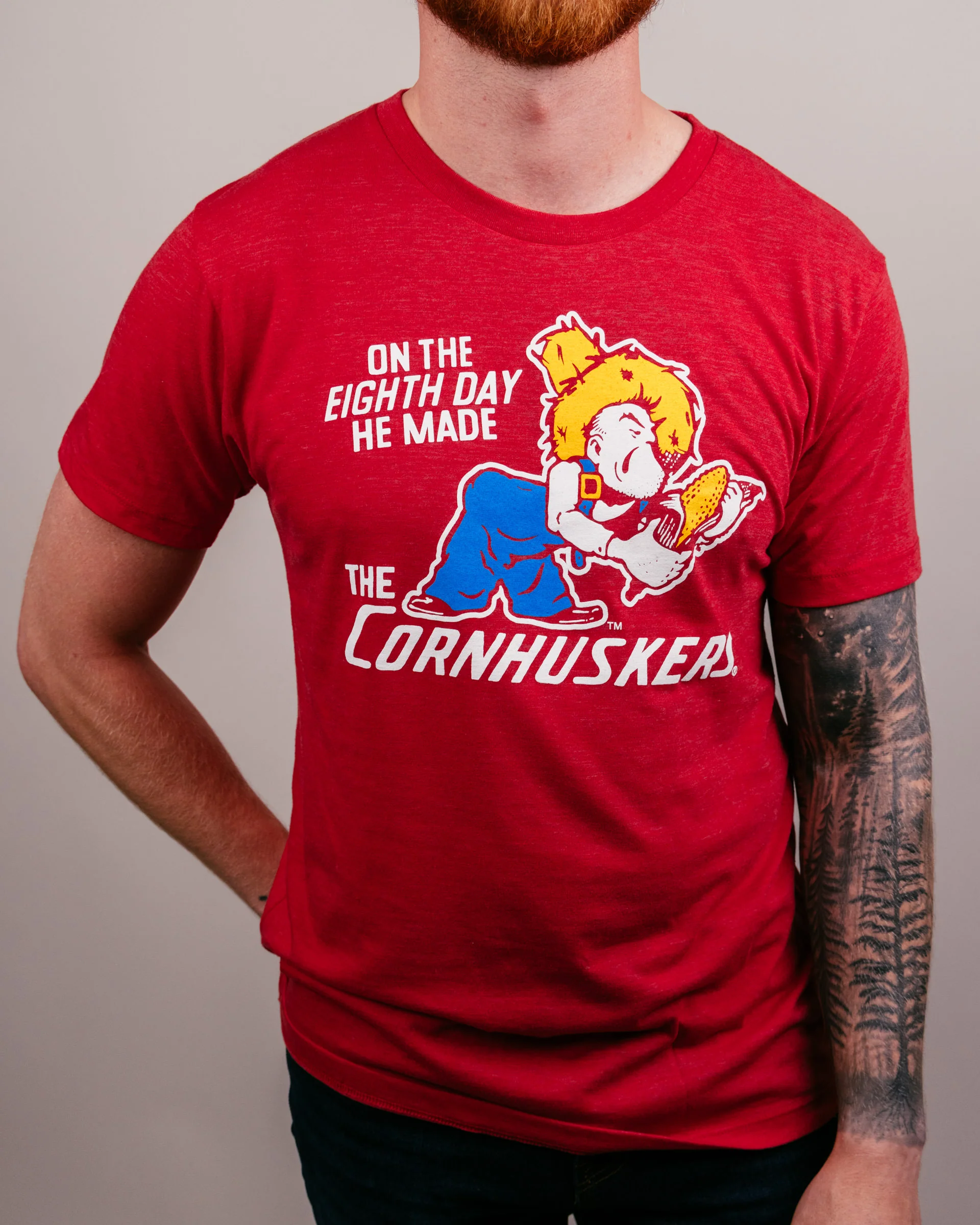 Nebraska Cornhuskers 8th Day Red T-Shirt - Image 2