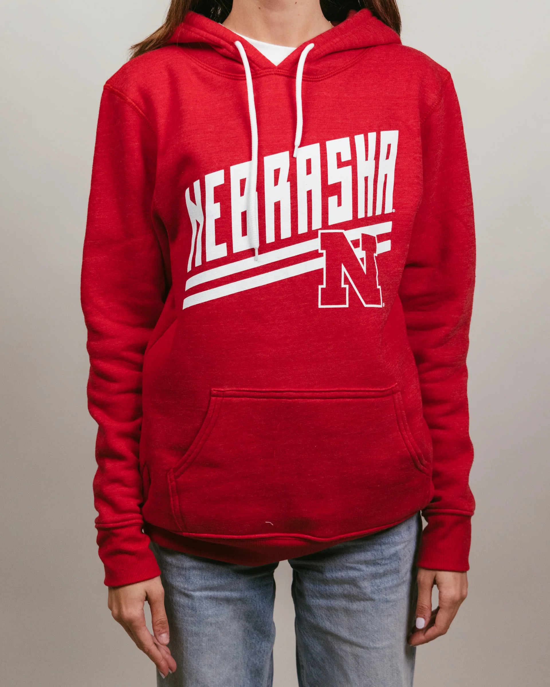 Nebraska Cornhuskers Stripes Red Hoodie - Image 2