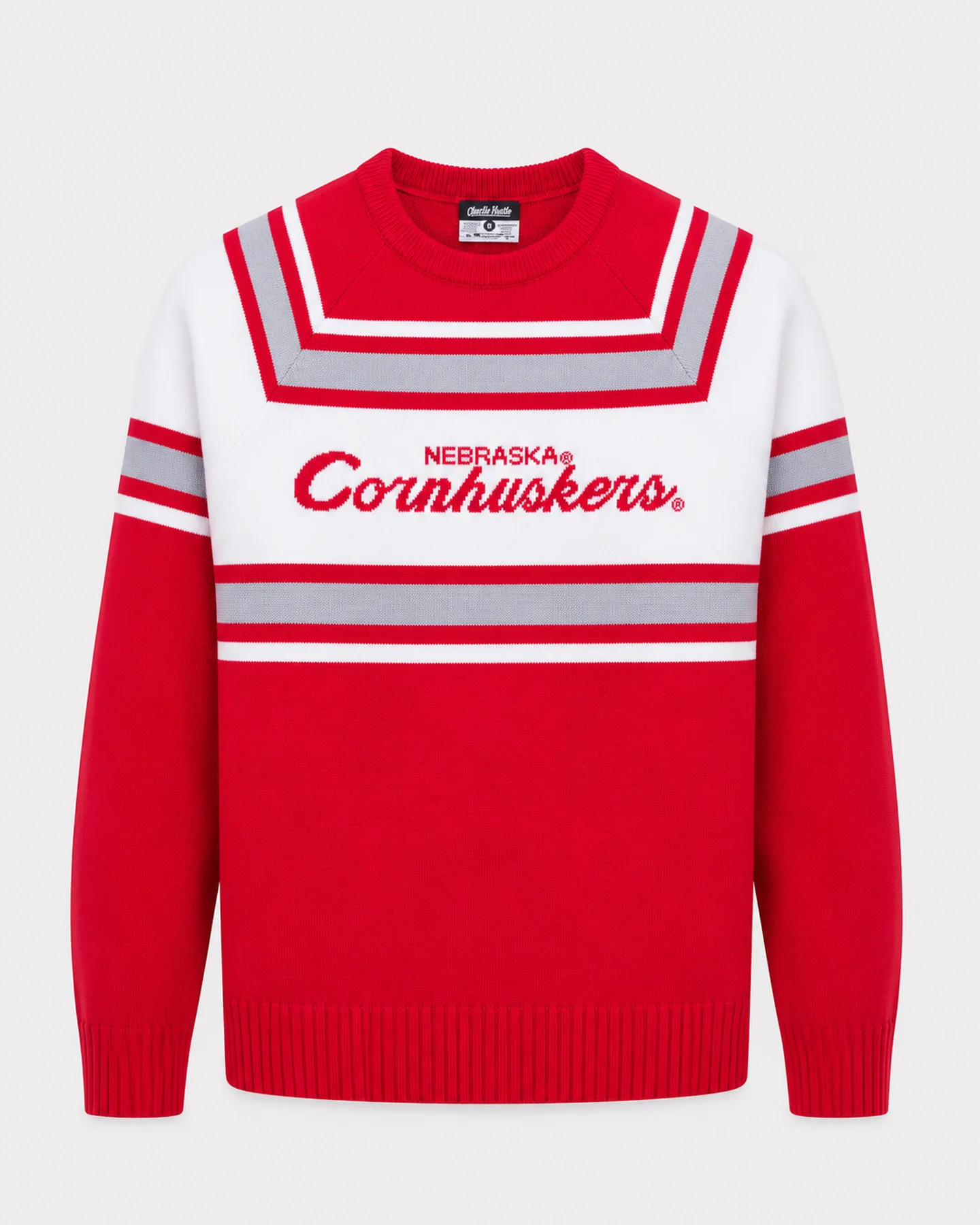 Nebraska Script Red Sweater