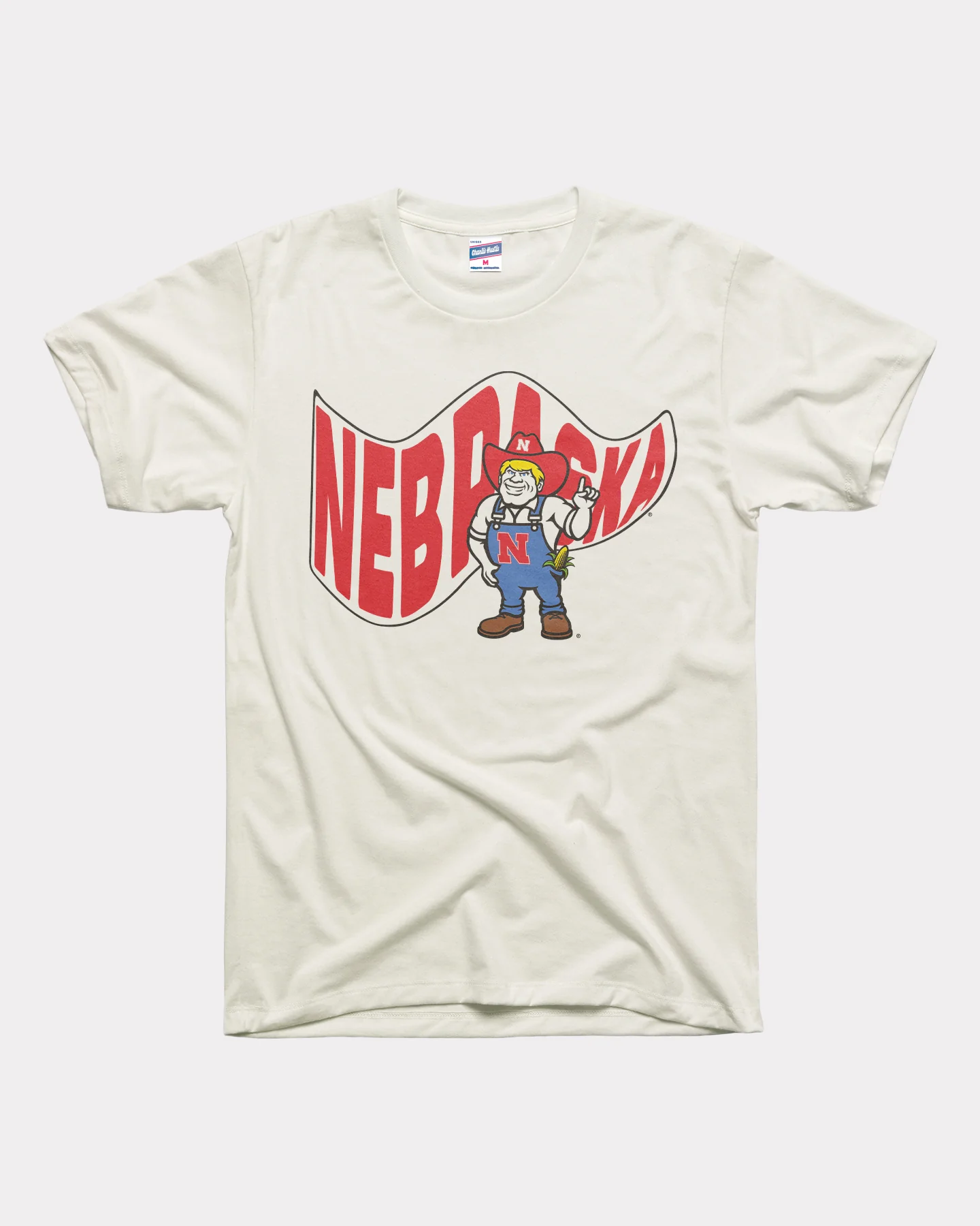 Nebraska Waving Flag Vintage T-Shirt