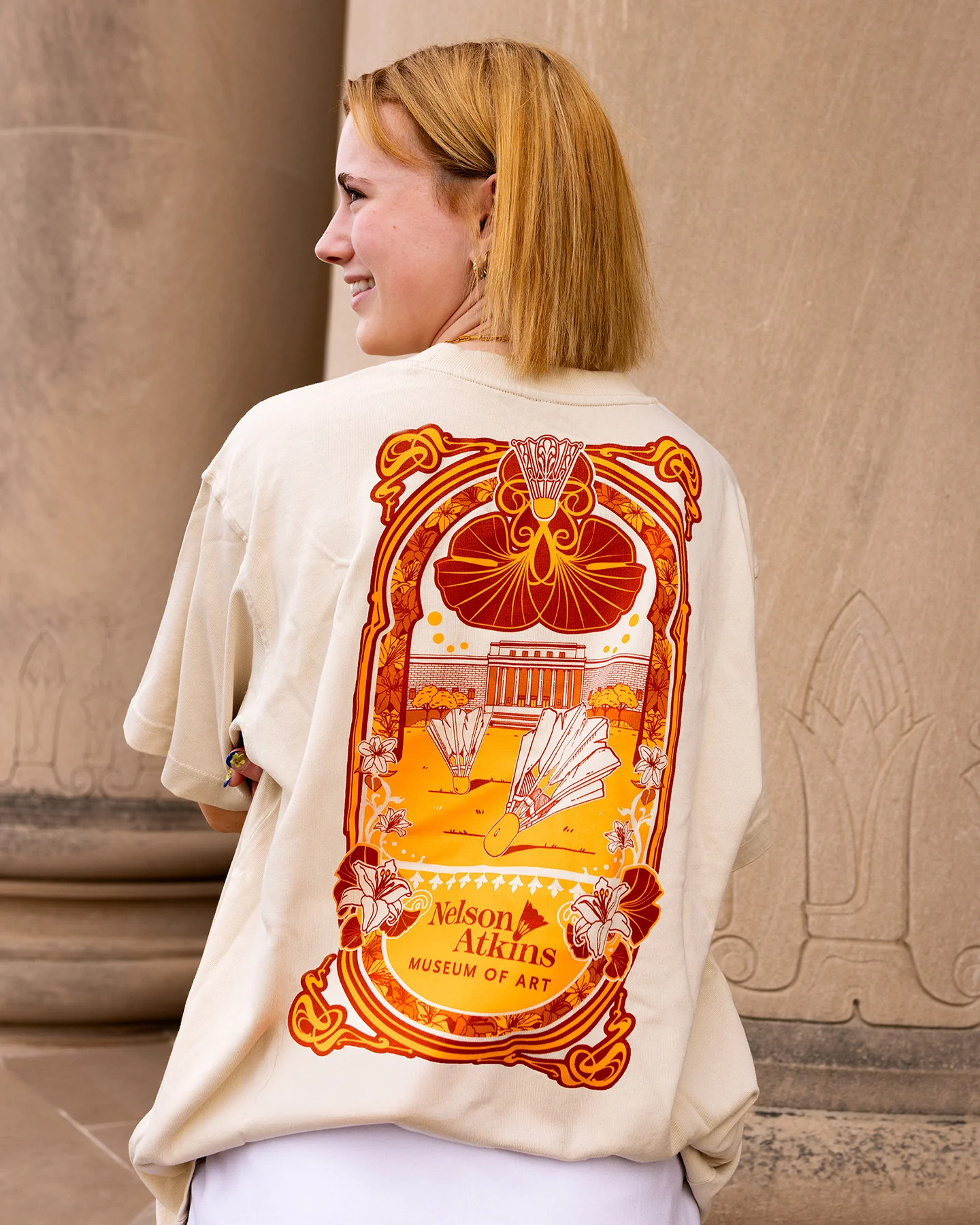 Nelson Atkins Museum Of Art Lawn Bone Street Tee - Image 2