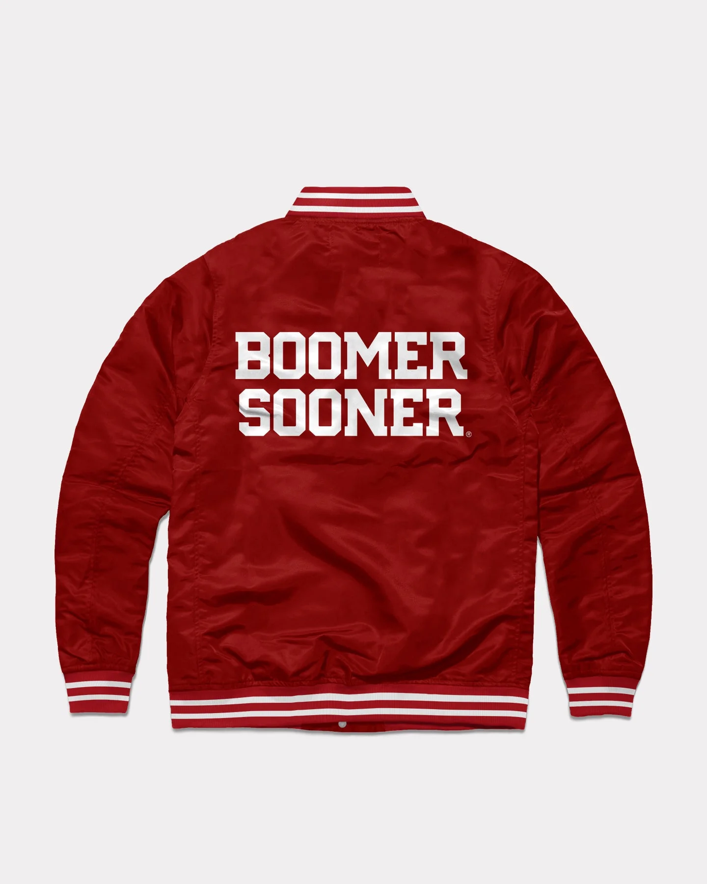 Oklahoma Boomer Sooner Cardinal Letterman Jacket - Image 2
