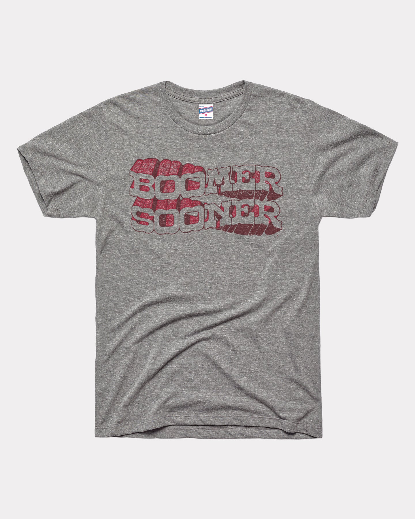 Oklahoma Boomer Sooner Vintage Grey T-Shirt