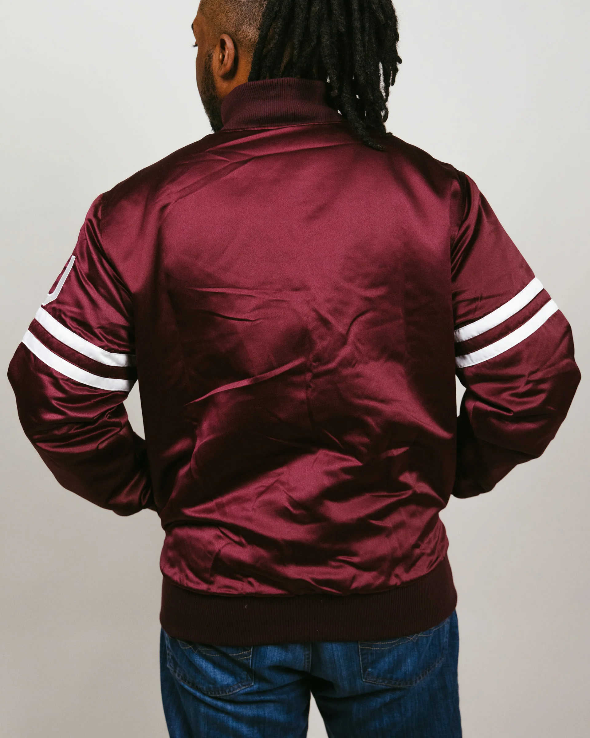 Oklahoma Sooners Crimson Bomber Jacket - Image 4