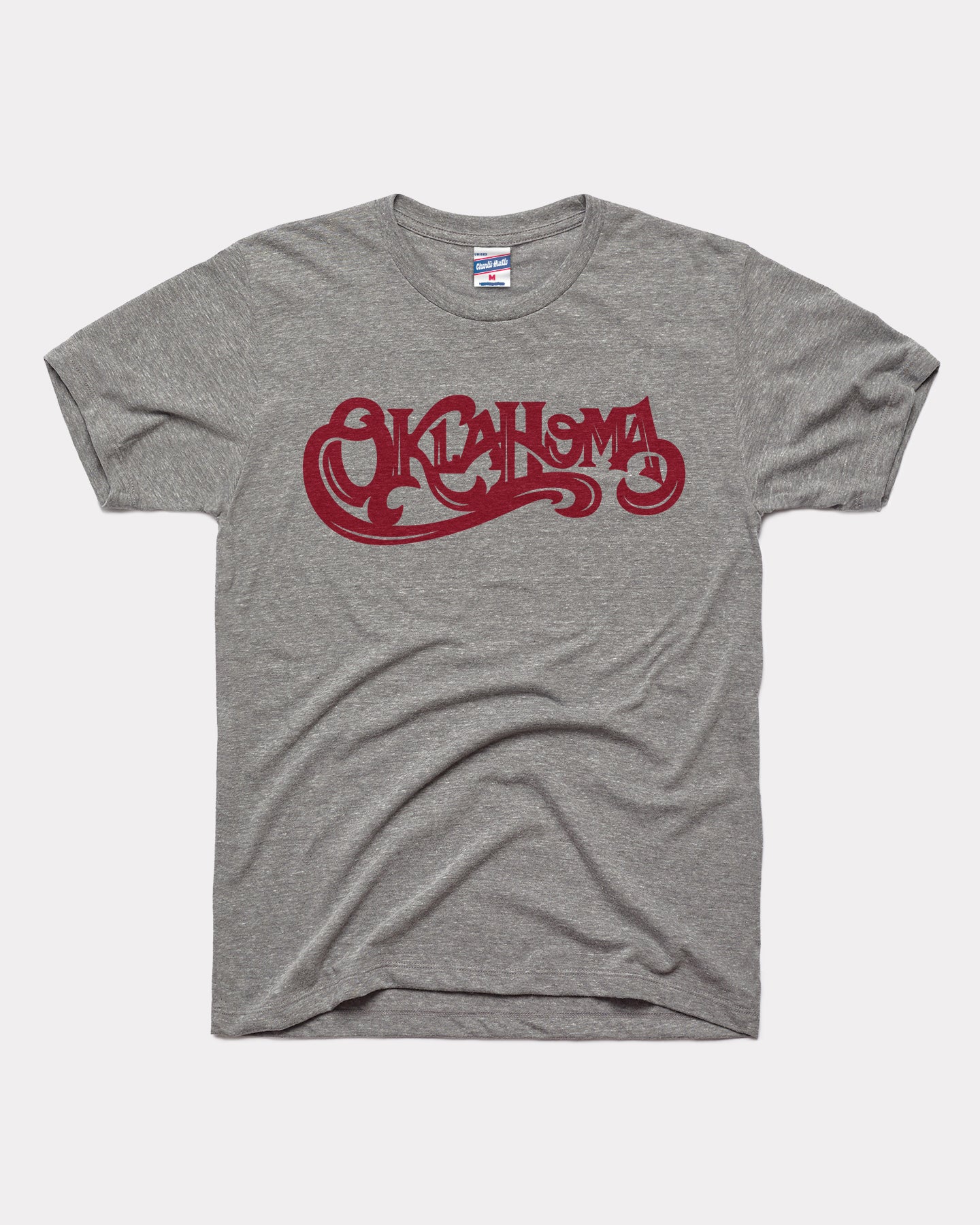Oklahoma Sooners Script Vintage Grey T-Shirt