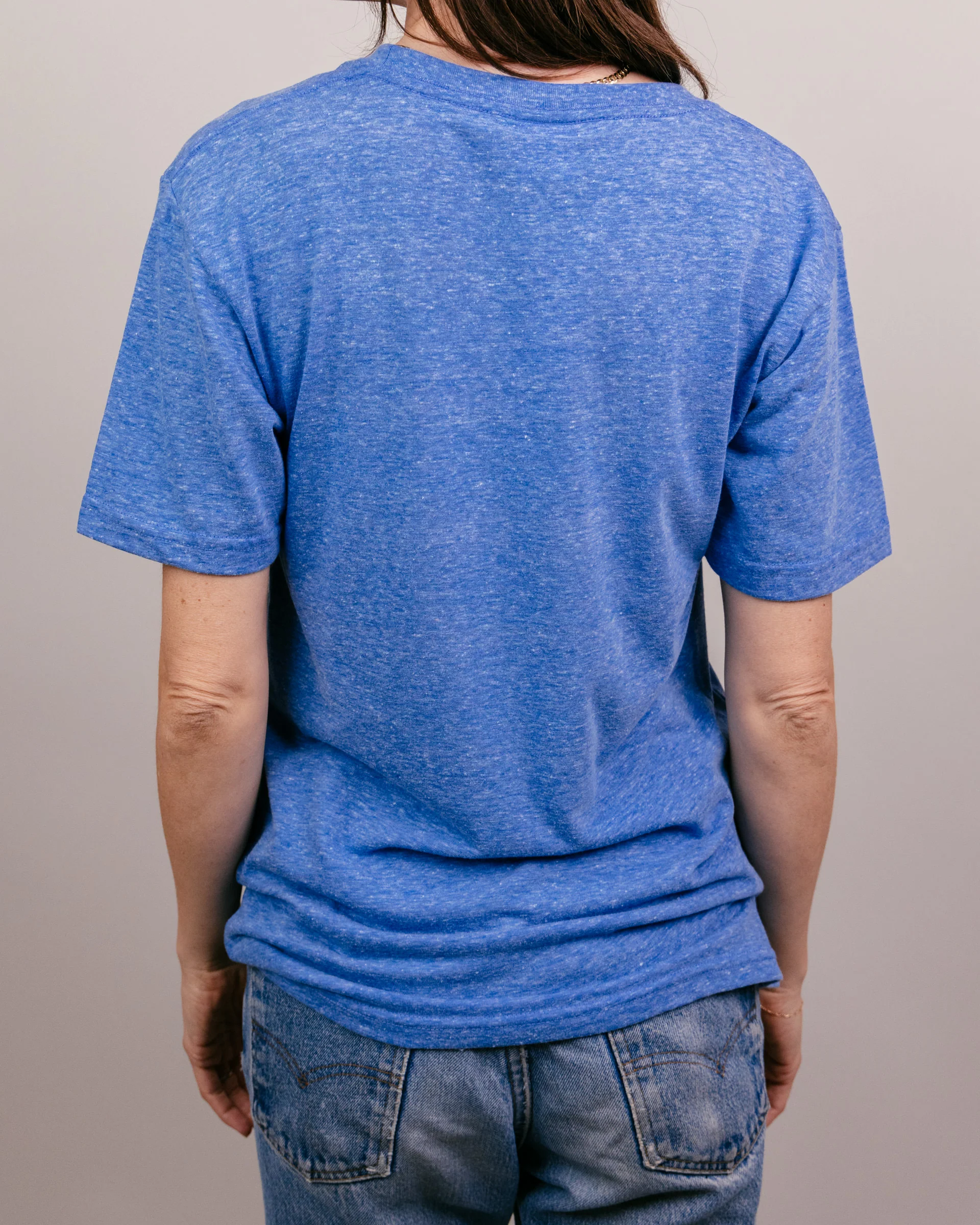 Once a Jayhawk Vintage Blue T-Shirt - Image 4