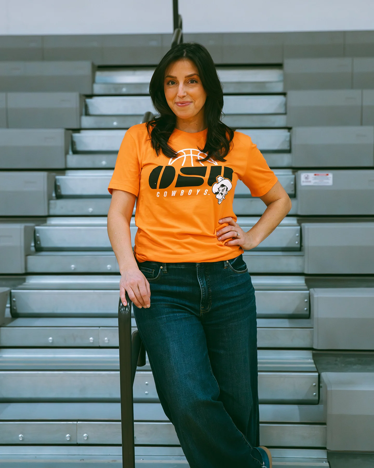 OSU Cowboys Basketball Orange T-Shirt
