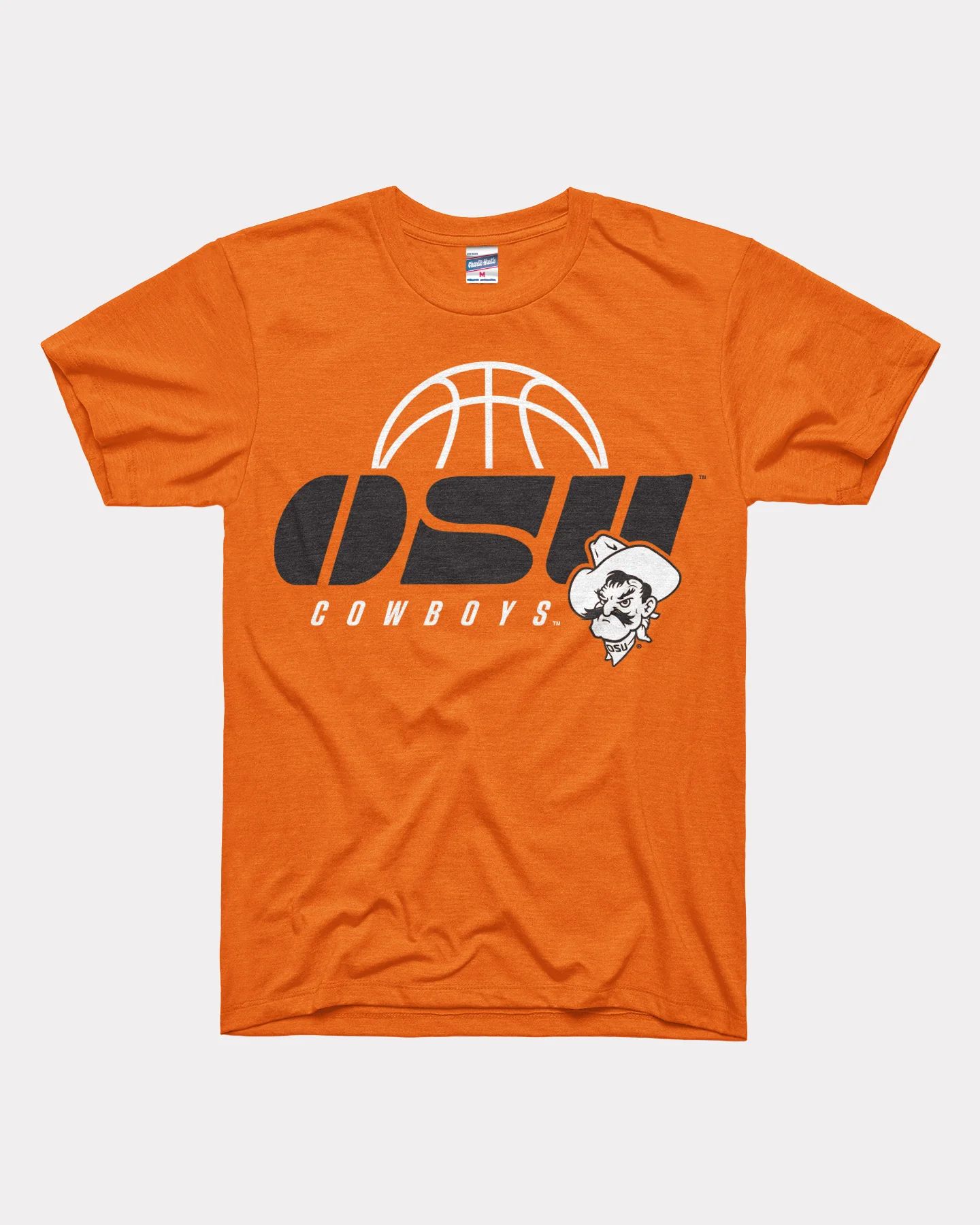 OSU Cowboys Basketball Orange T-Shirt - Image 2
