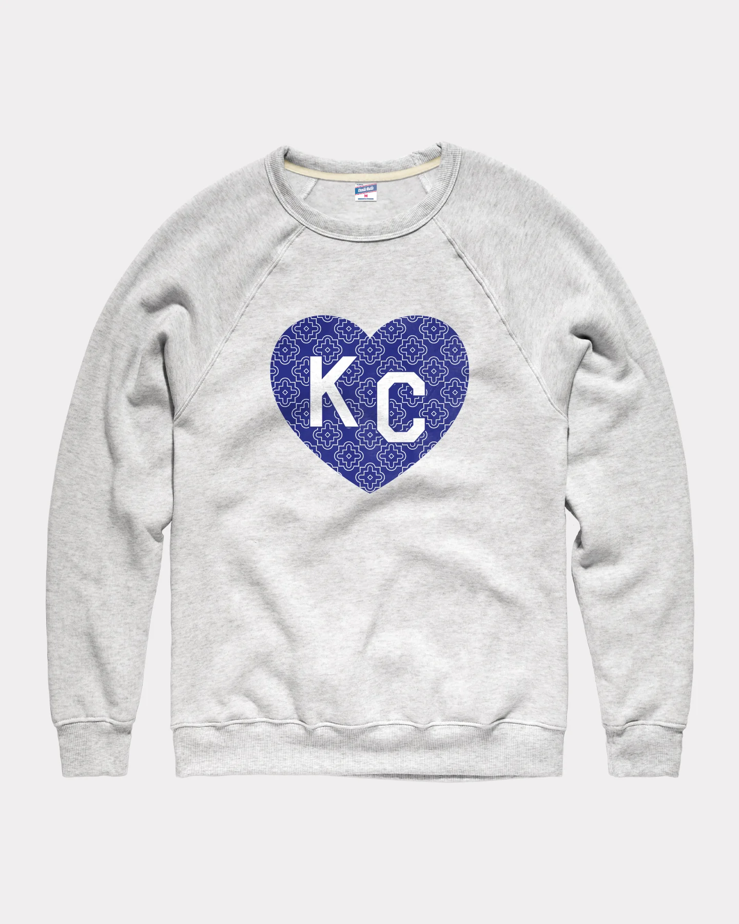 Plaza KC Heart Ash Crewneck