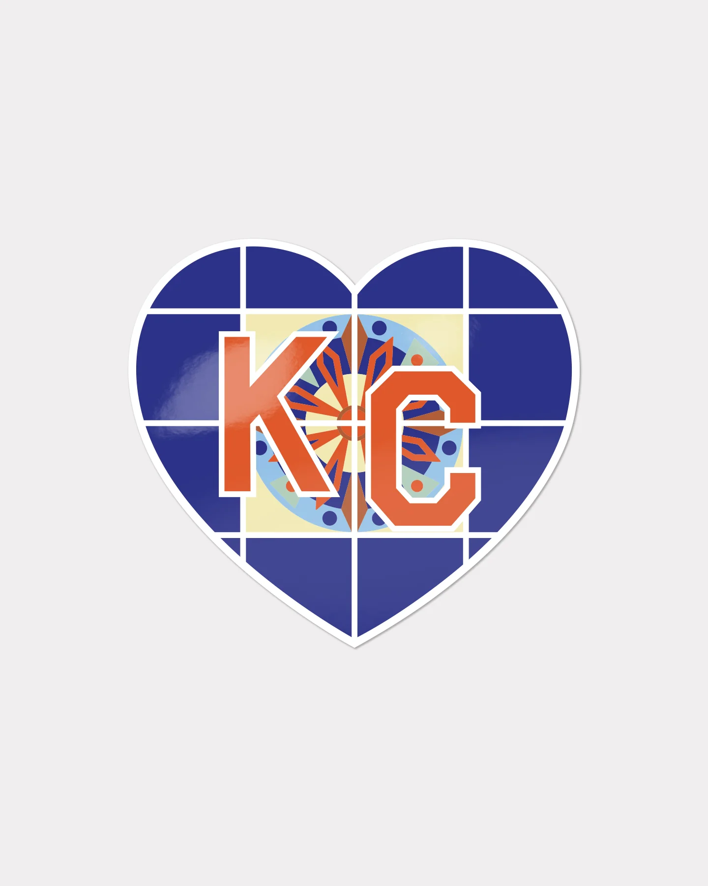 Plaza KC Heart Sticker