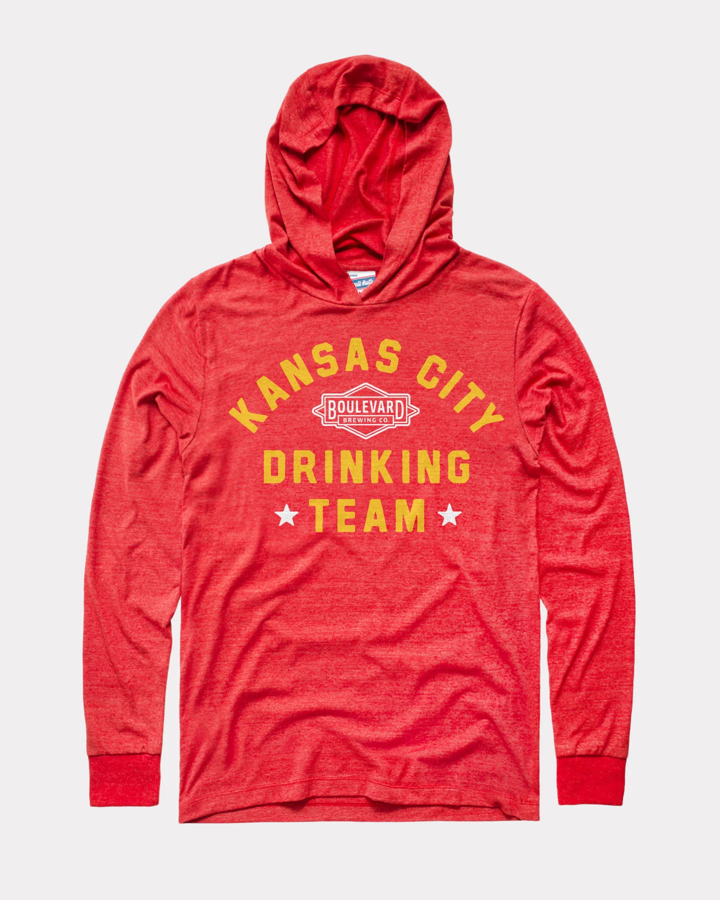Red & Gold KC Drinking Team Lightweight Hoodie