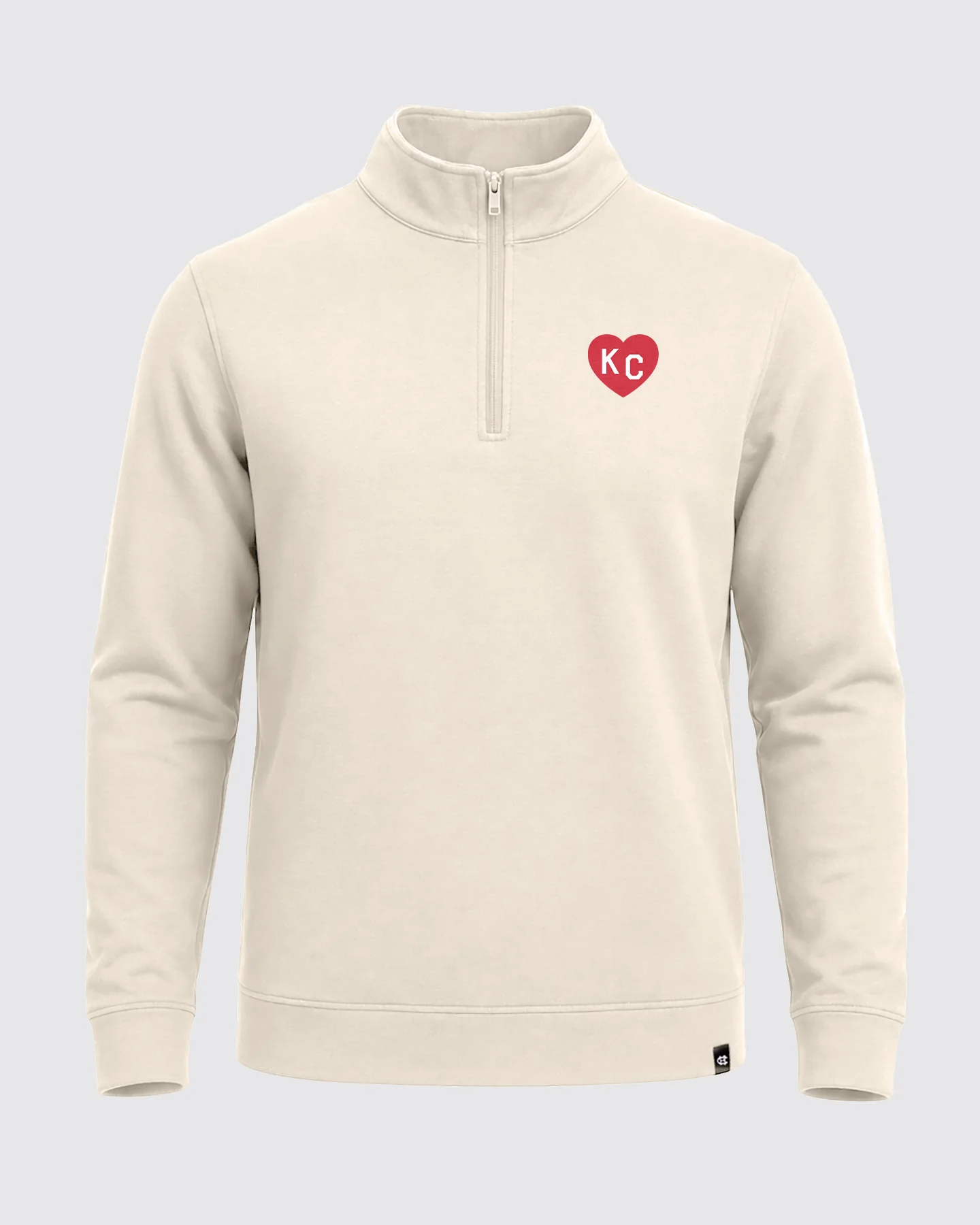 Red KC Heart Stone Heritage Pullover