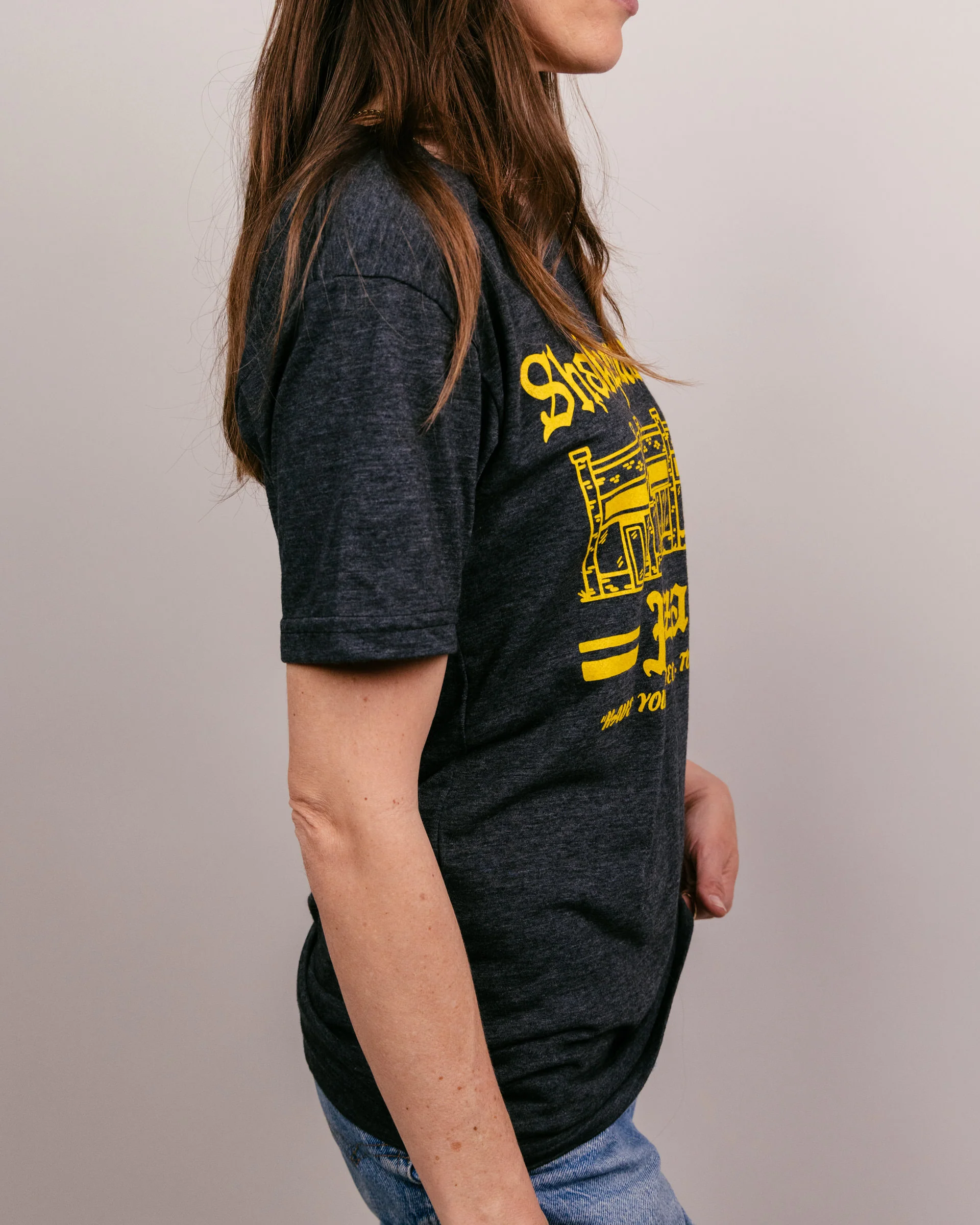 Shakespeare's Pizza Black T-Shirt - Image 3