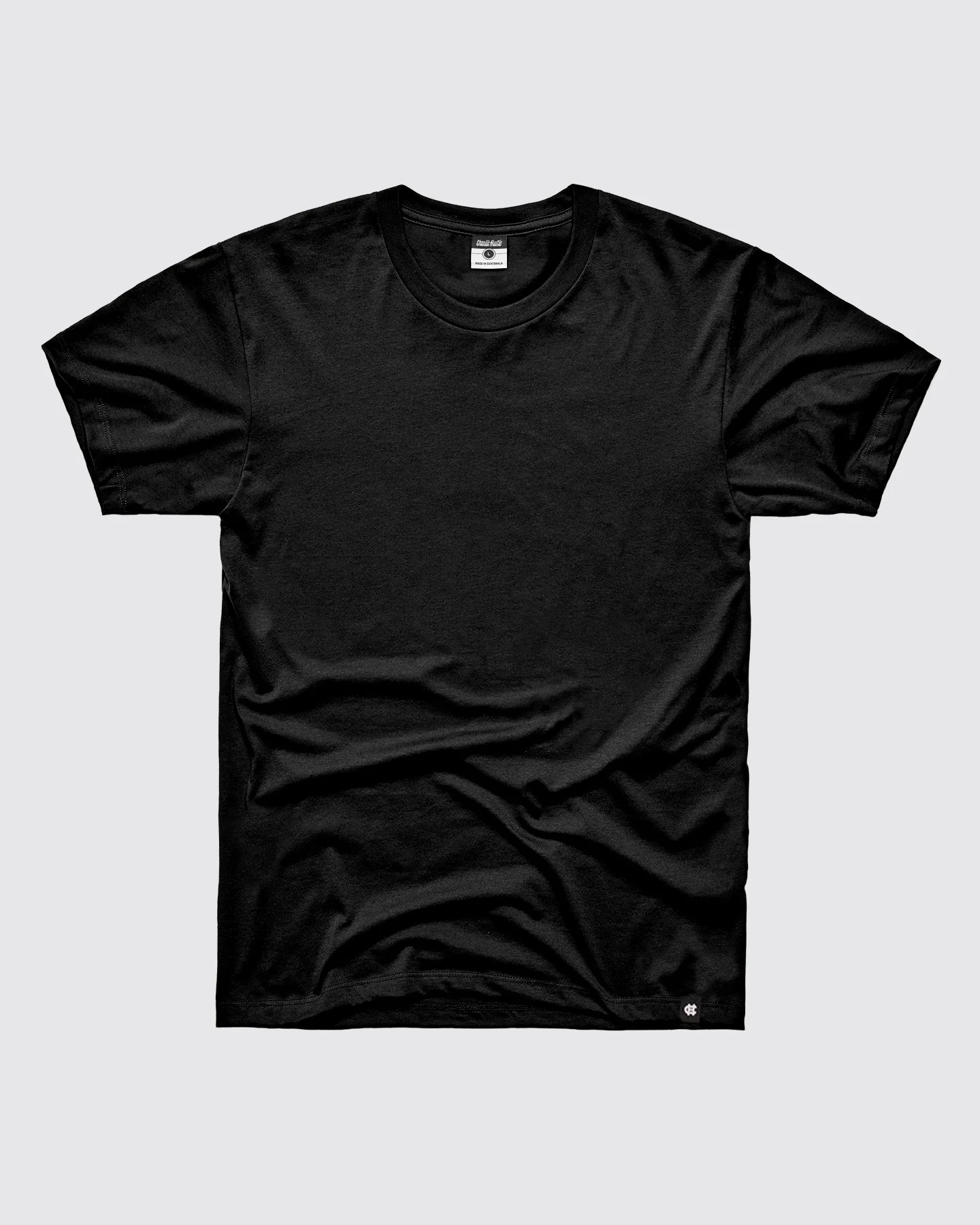 Solid Black Unisex Essential T-Shirt
