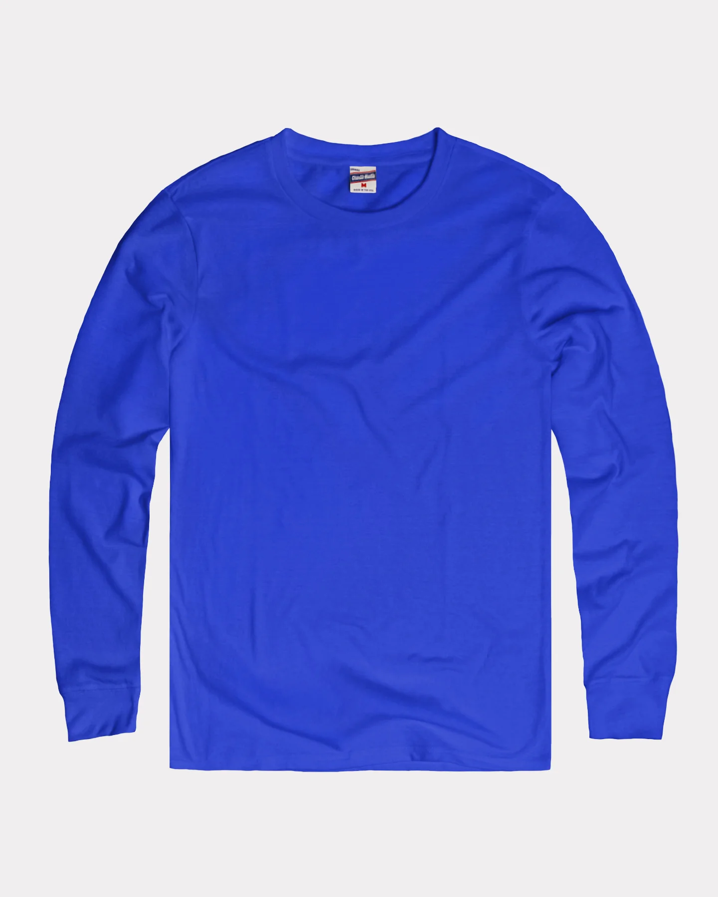Solid Royal Unisex Essential Long Sleeve T-Shirt