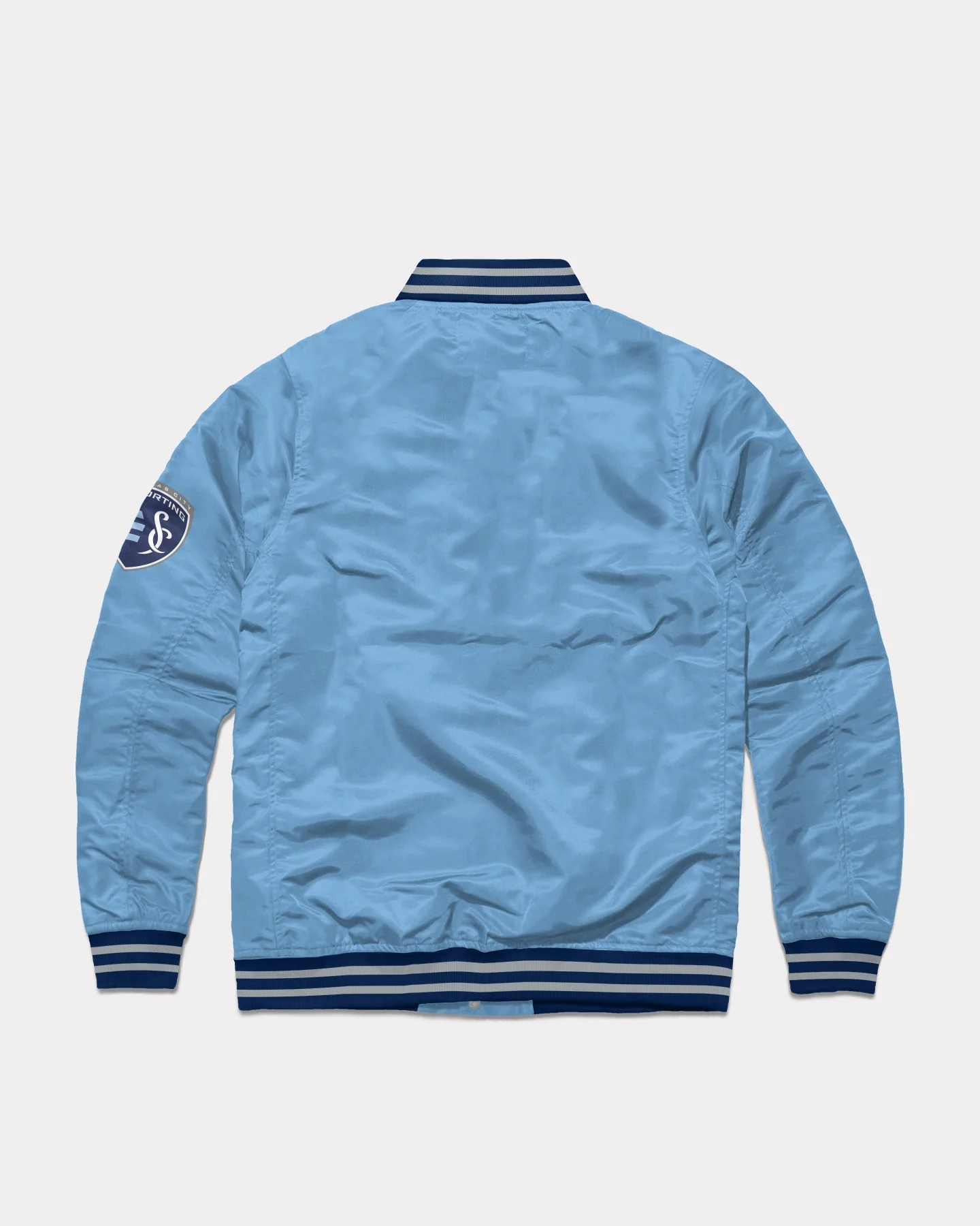 Sporting KC Powder Blue Letterman Jacket - Image 2