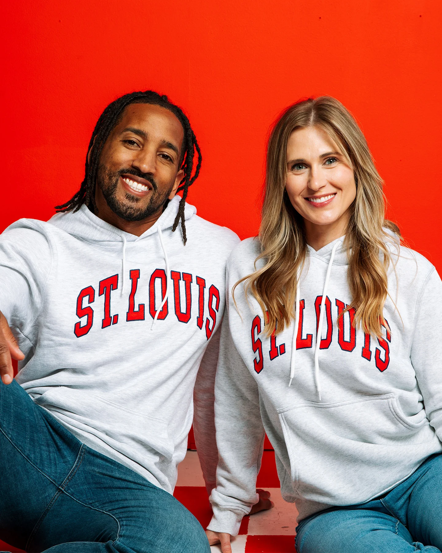 St. Louis Arch Ash Hoodie - Image 2