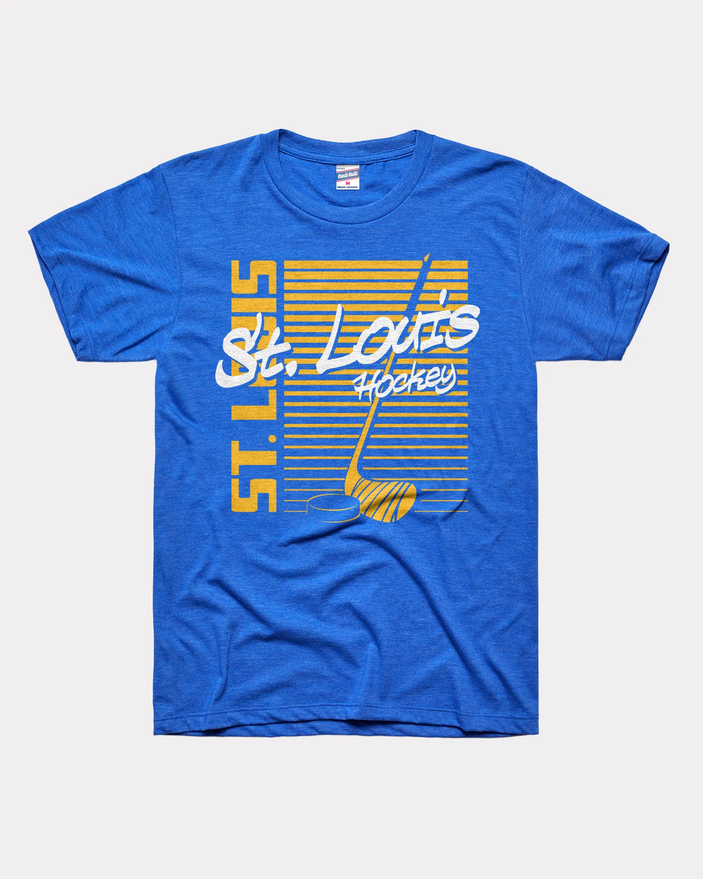 St. Louis Retro Hockey Sticks Heather Royal T-Shirt