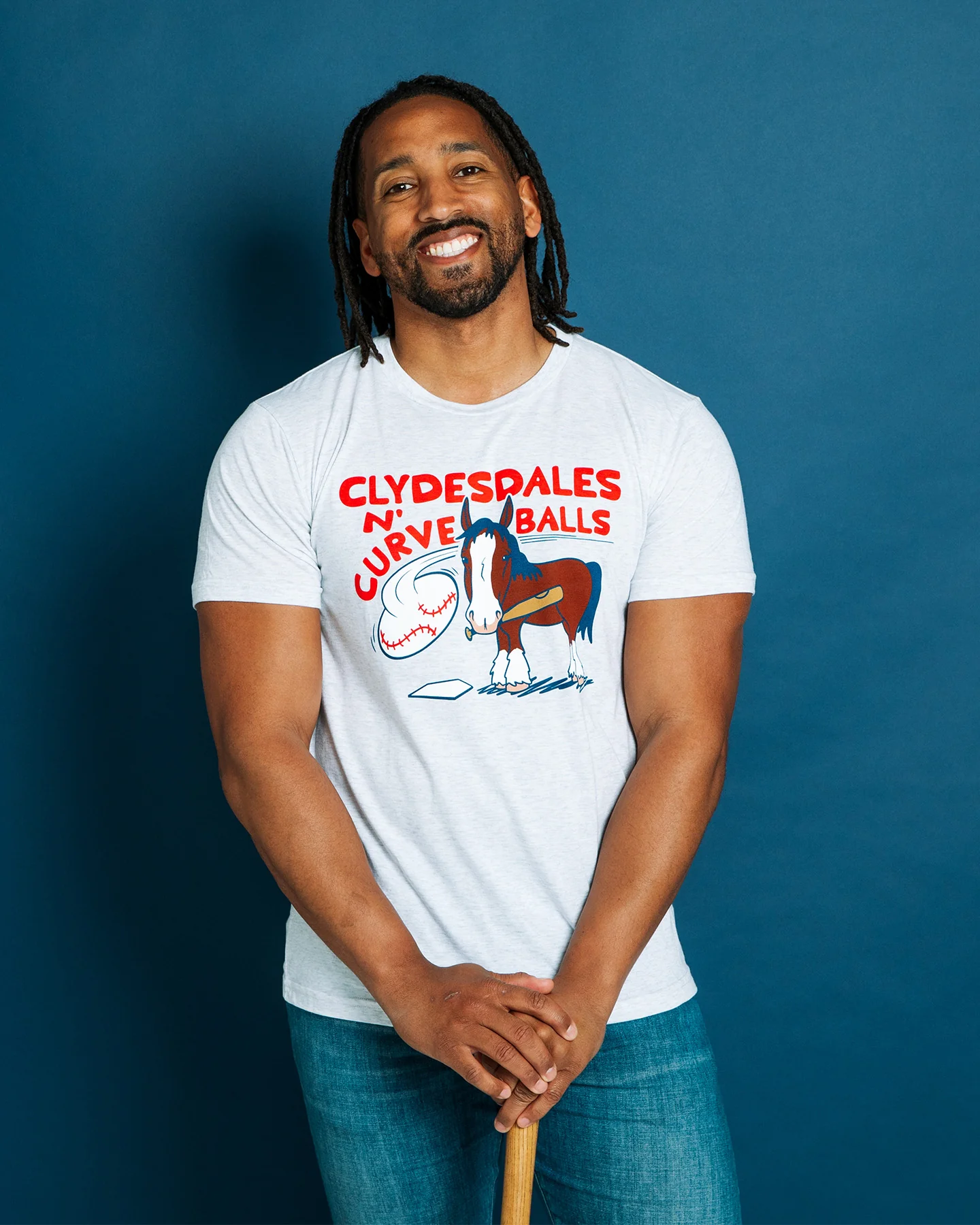 STL Clydesdales & Curveballs Ash T-Shirt