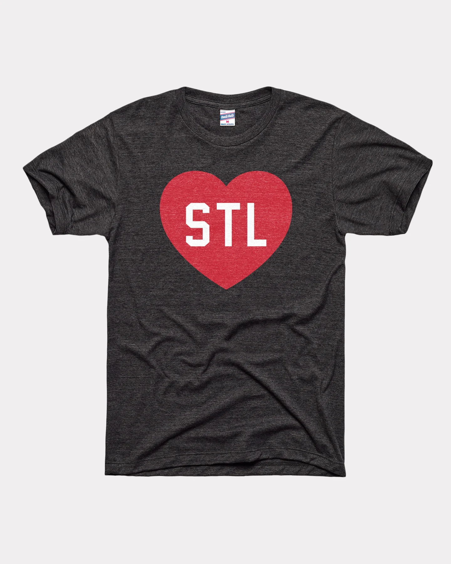 STL Heart Black T-Shirt - Image 2