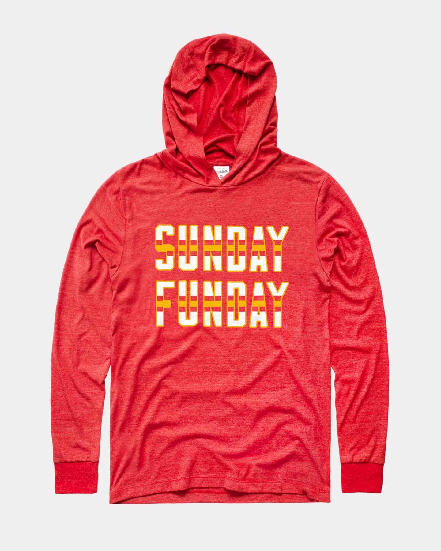 Sunday Funday Red Lightweight Hoodie