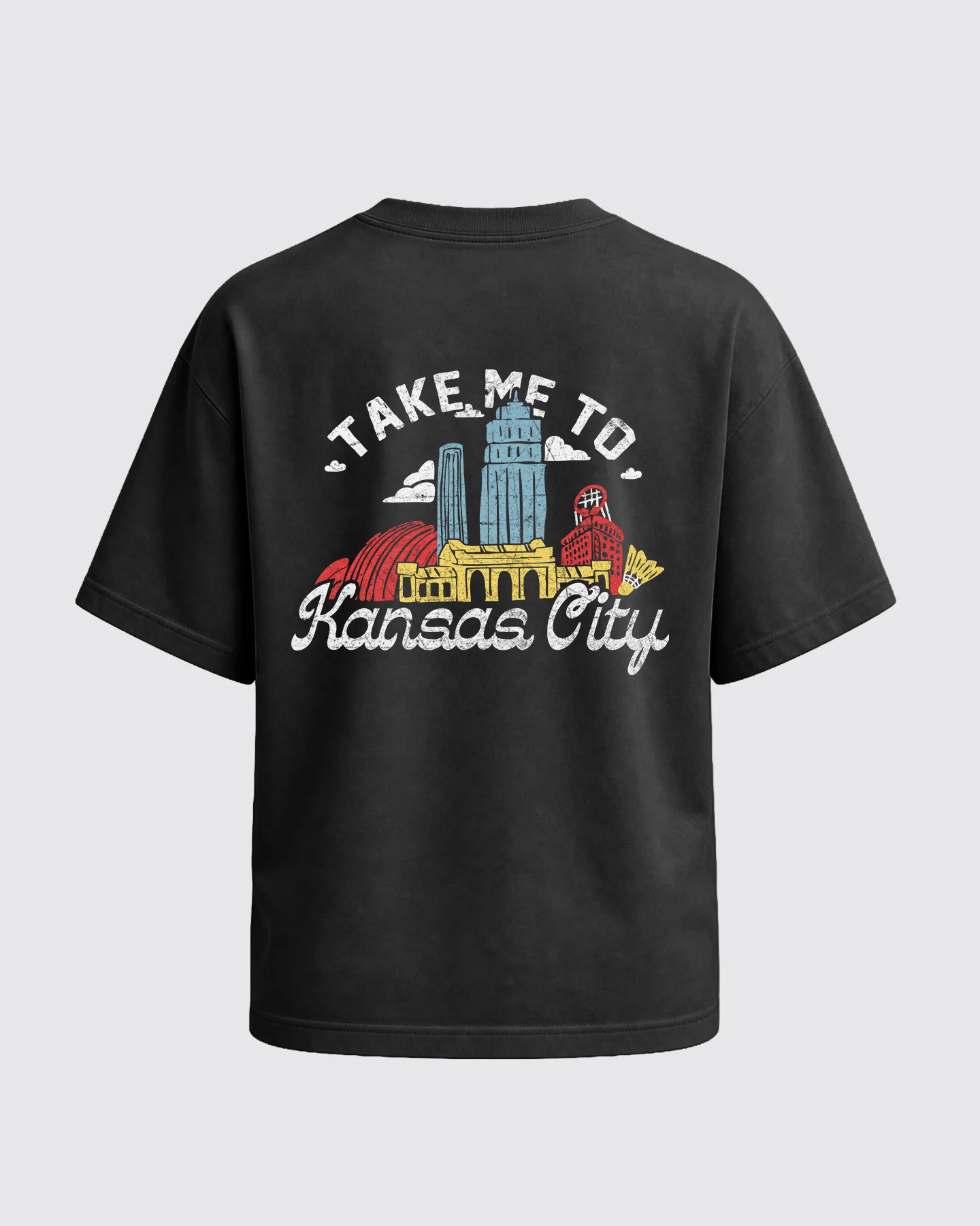 Take Me To Kansas City Pigment Black Street Tee - Image 3