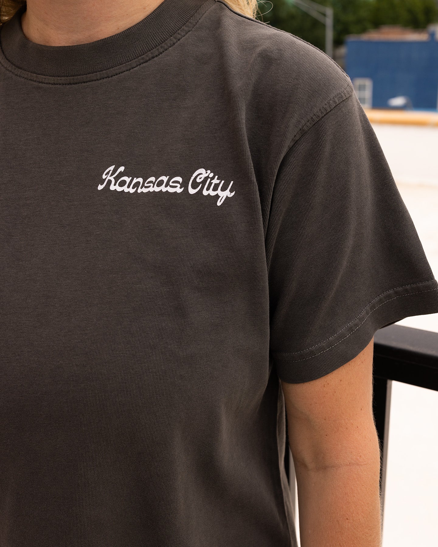 Take Me To Kansas City Pigment Black Street Tee - Image 4