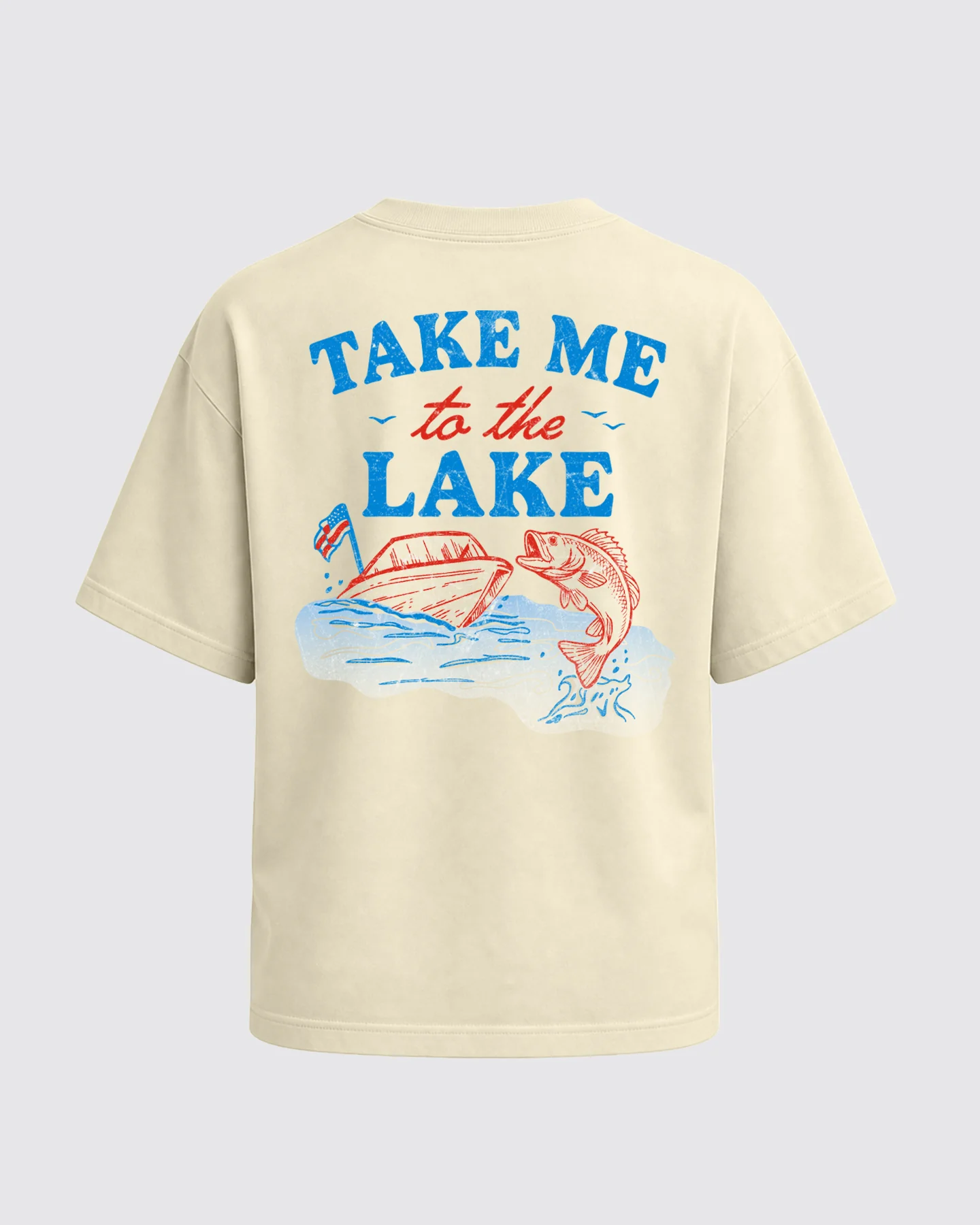 Take Me To The Lake Bone Street Tee - Image 3