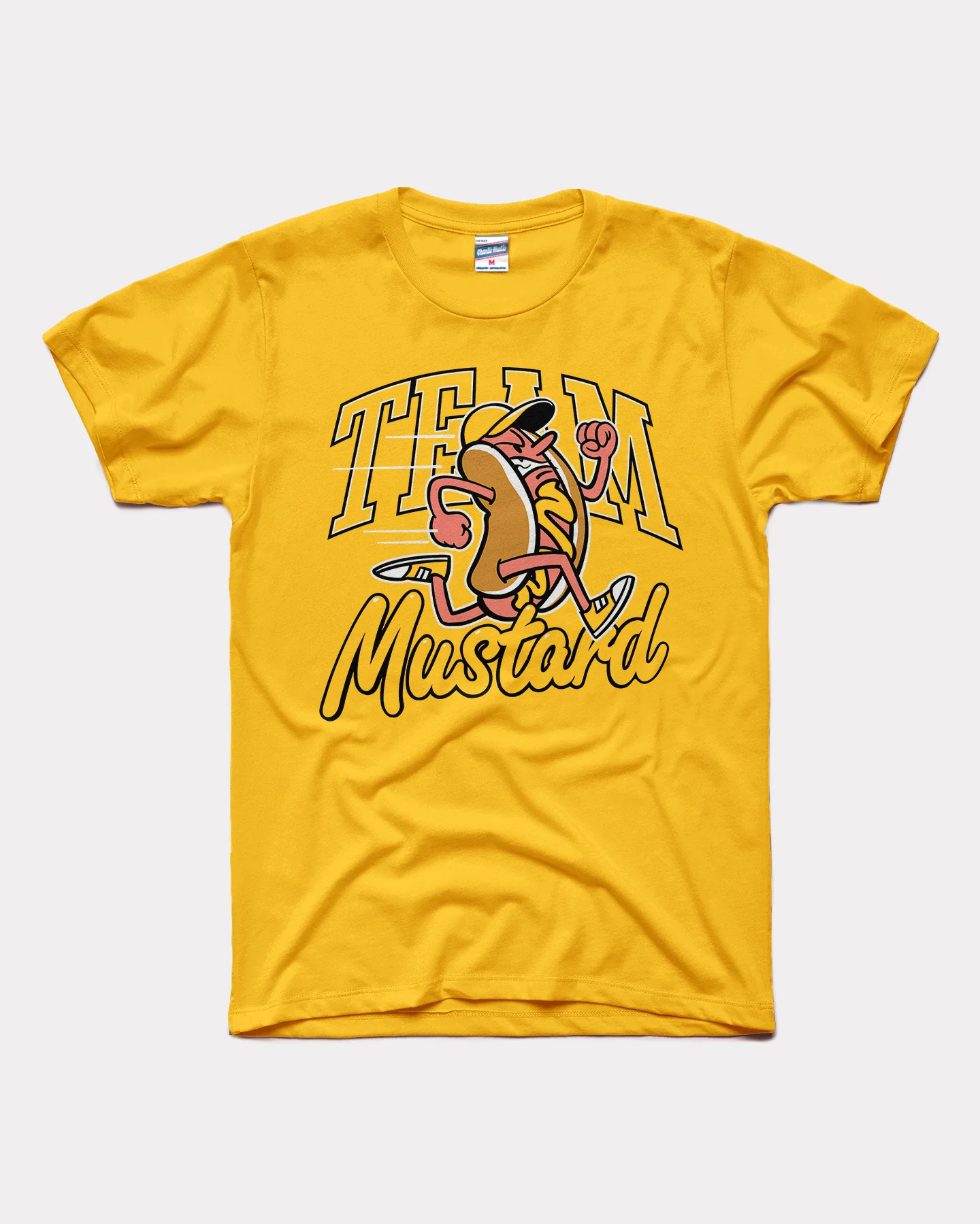 Team Mustard Hot Dog Derby Gold T-Shirt