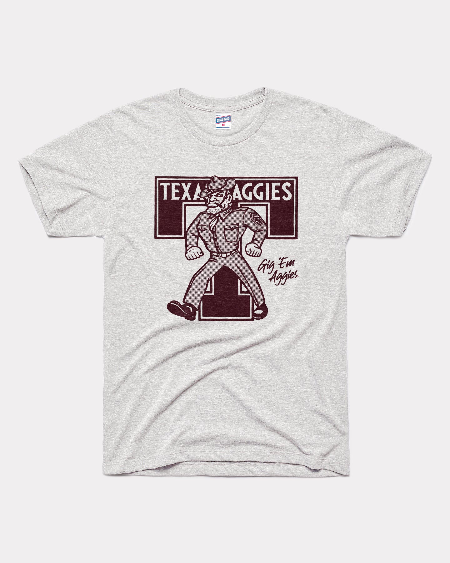 Texas A&M Aggies Monogram T Ash T-Shirt