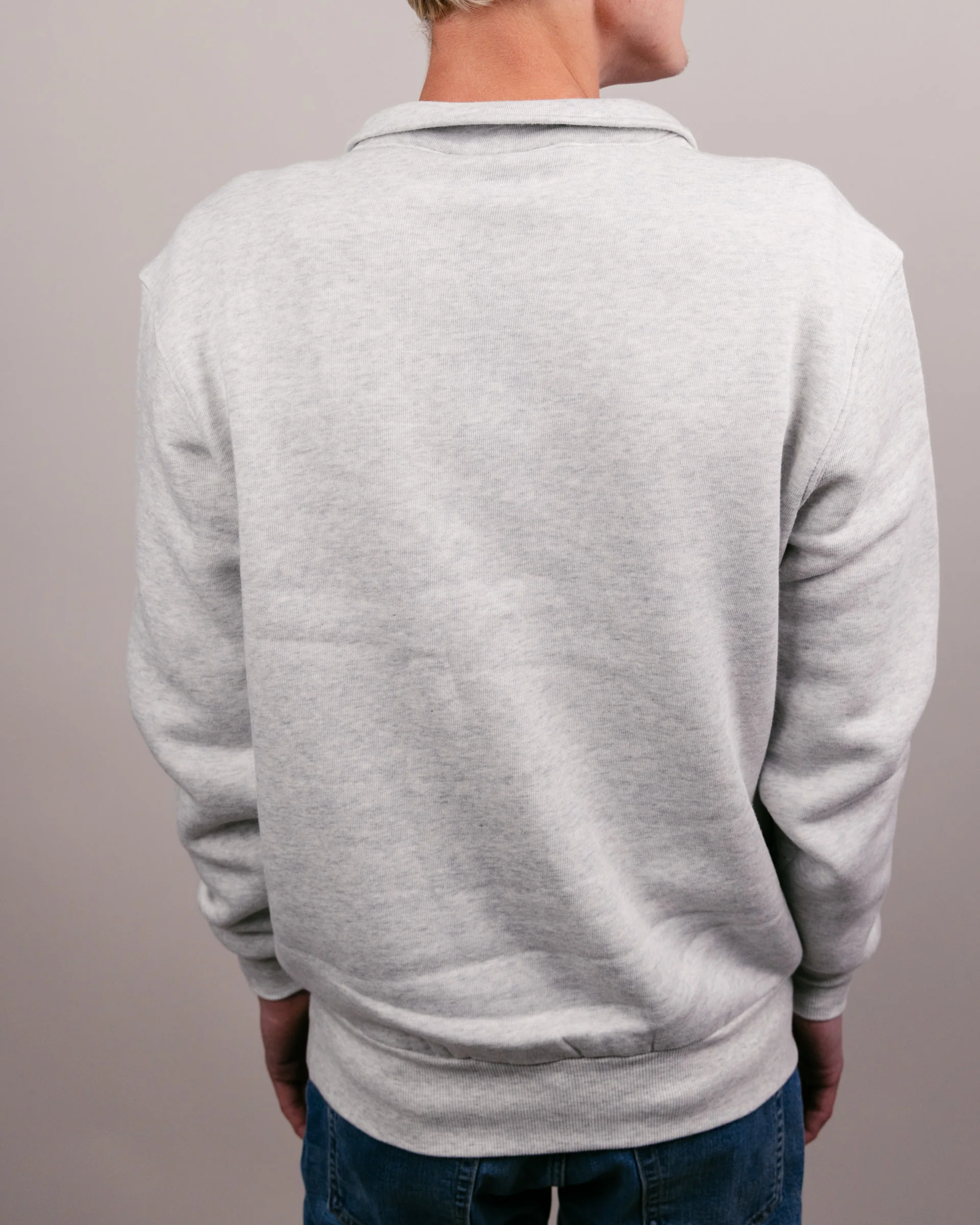 Texas Tech Ash Grey Quarter Zip - Image 4