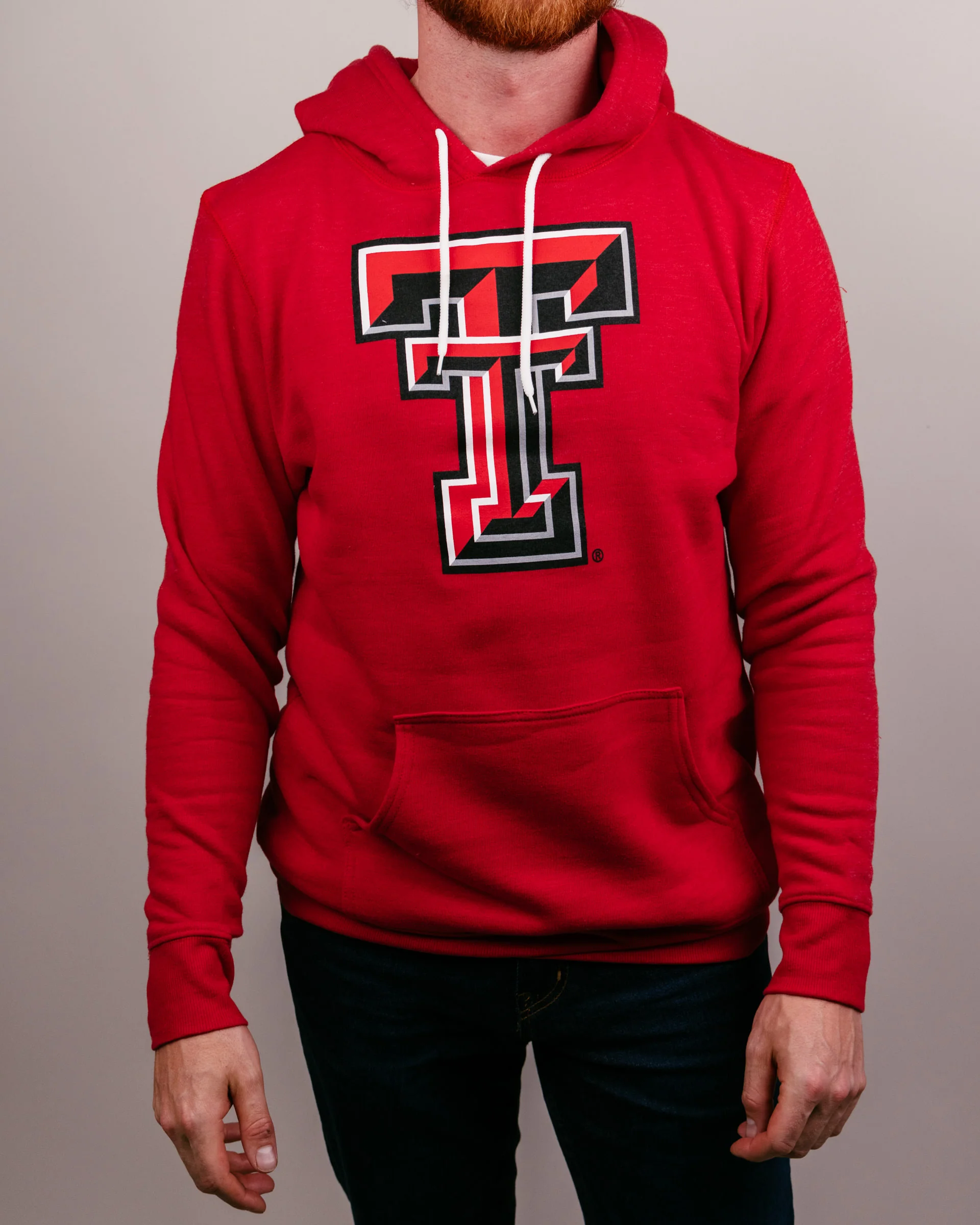 Texas Tech Red Raiders Logo Red Hoodie - Image 2
