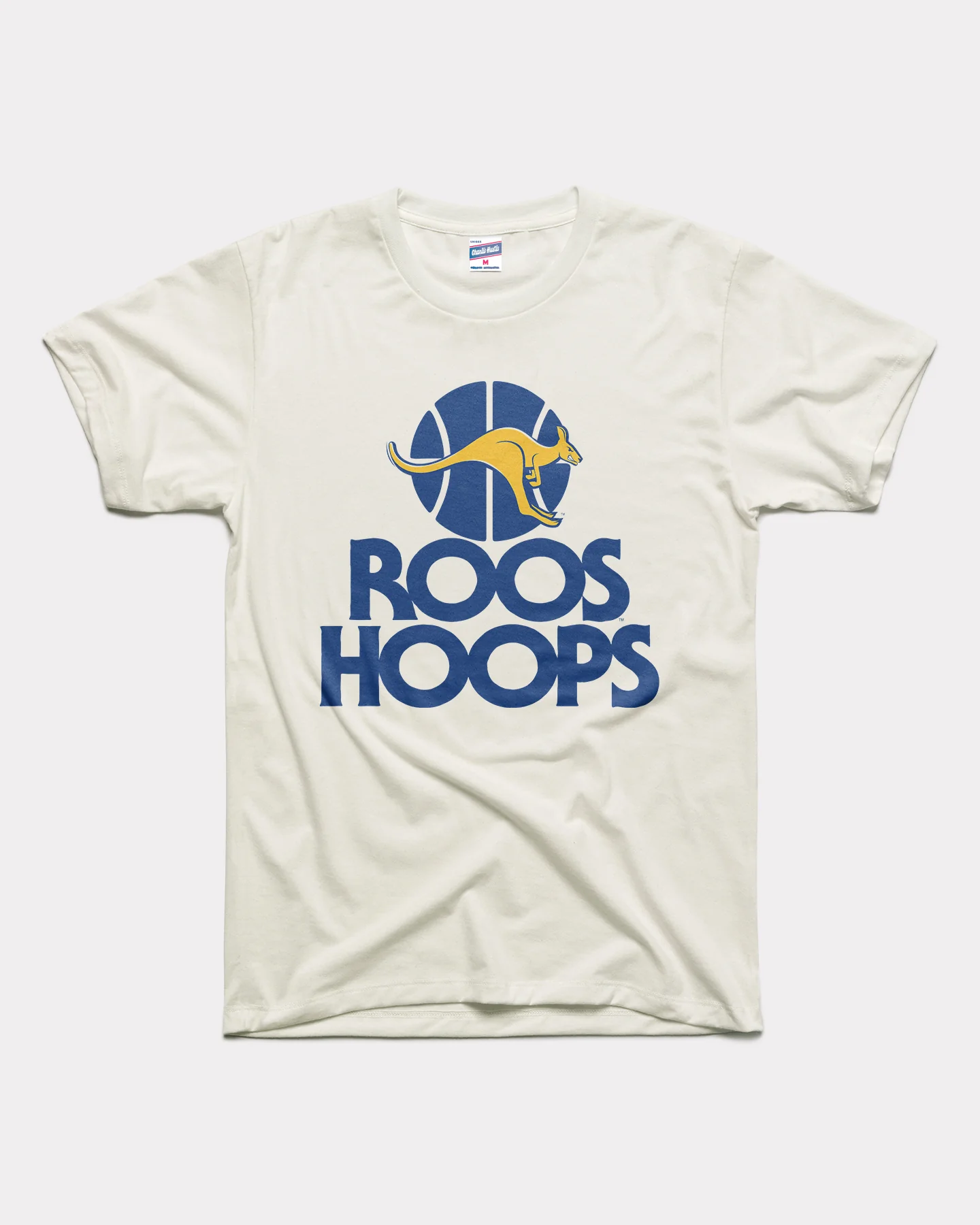 UMKC Roos Hoops Vintage White T-Shirt